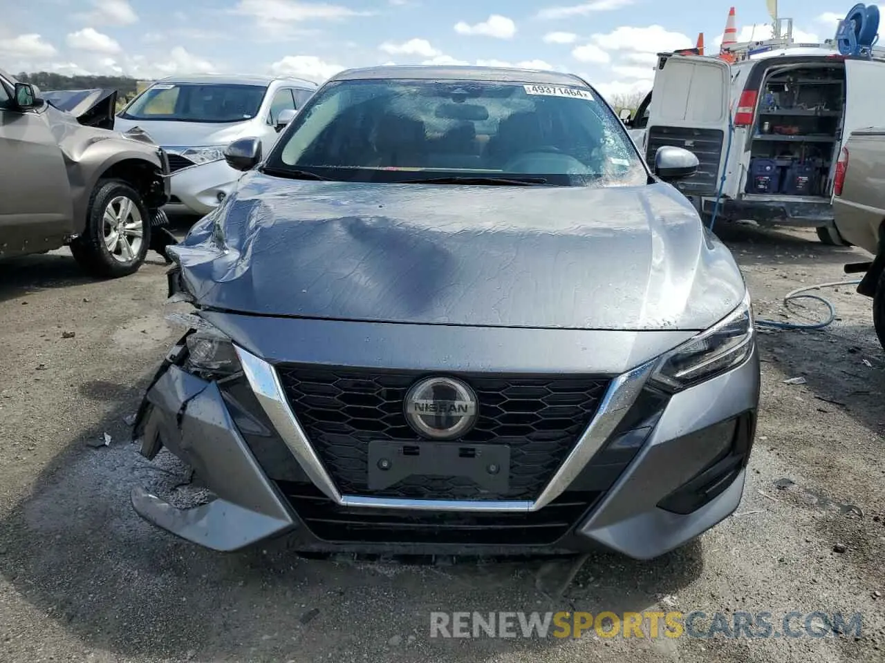 5 fotografías del automóvil dañado 3N1AB8CV4LY250584 NISSAN SENTRA 2020