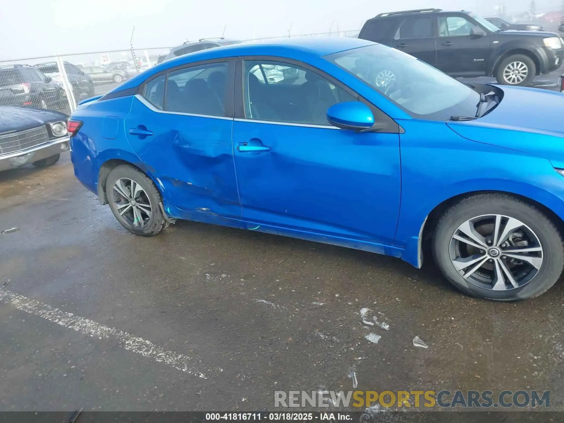 13 fotografías del automóvil dañado 3N1AB8CV4LY255607 NISSAN SENTRA 2020
