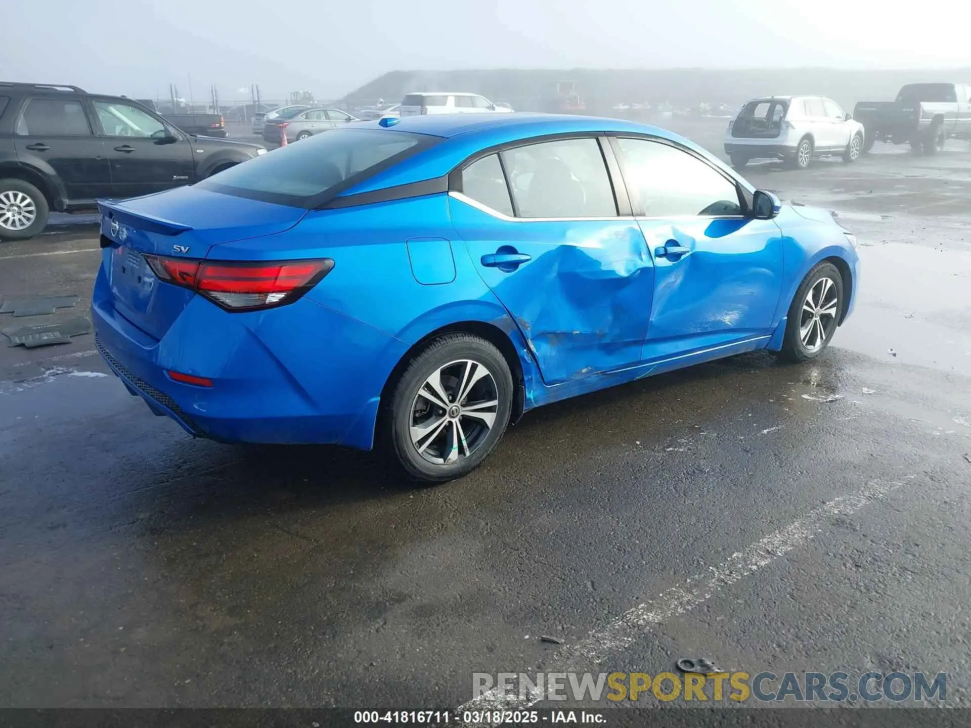 4 fotografías del automóvil dañado 3N1AB8CV4LY255607 NISSAN SENTRA 2020