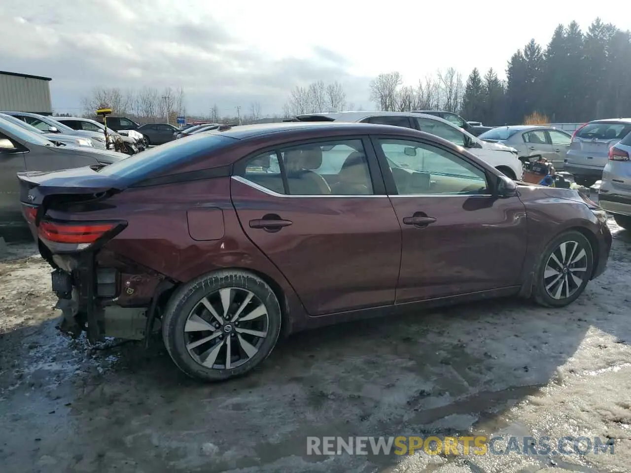 3 fotografías del automóvil dañado 3N1AB8CV4LY255798 NISSAN SENTRA 2020