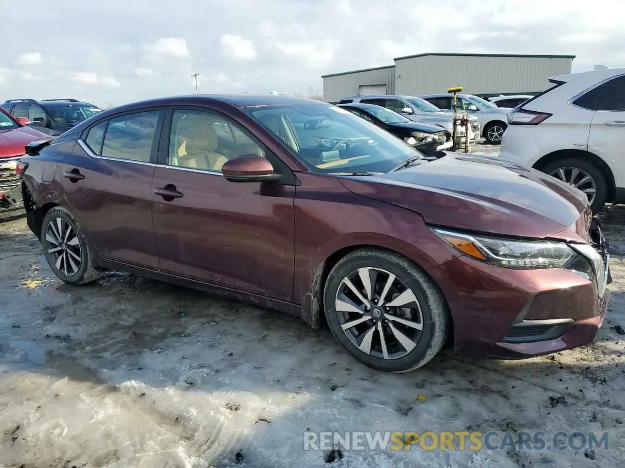 4 fotografías del automóvil dañado 3N1AB8CV4LY255798 NISSAN SENTRA 2020