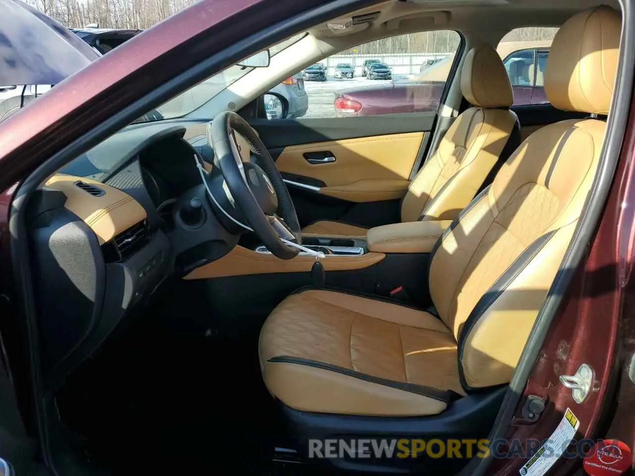 7 fotografías del automóvil dañado 3N1AB8CV4LY255798 NISSAN SENTRA 2020