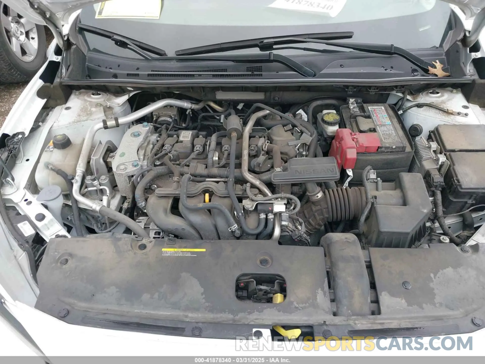 10 fotografías del automóvil dañado 3N1AB8CV4LY257423 NISSAN SENTRA 2020