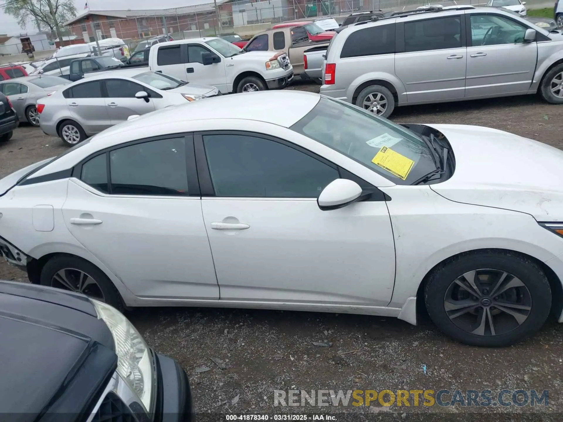14 fotografías del automóvil dañado 3N1AB8CV4LY257423 NISSAN SENTRA 2020