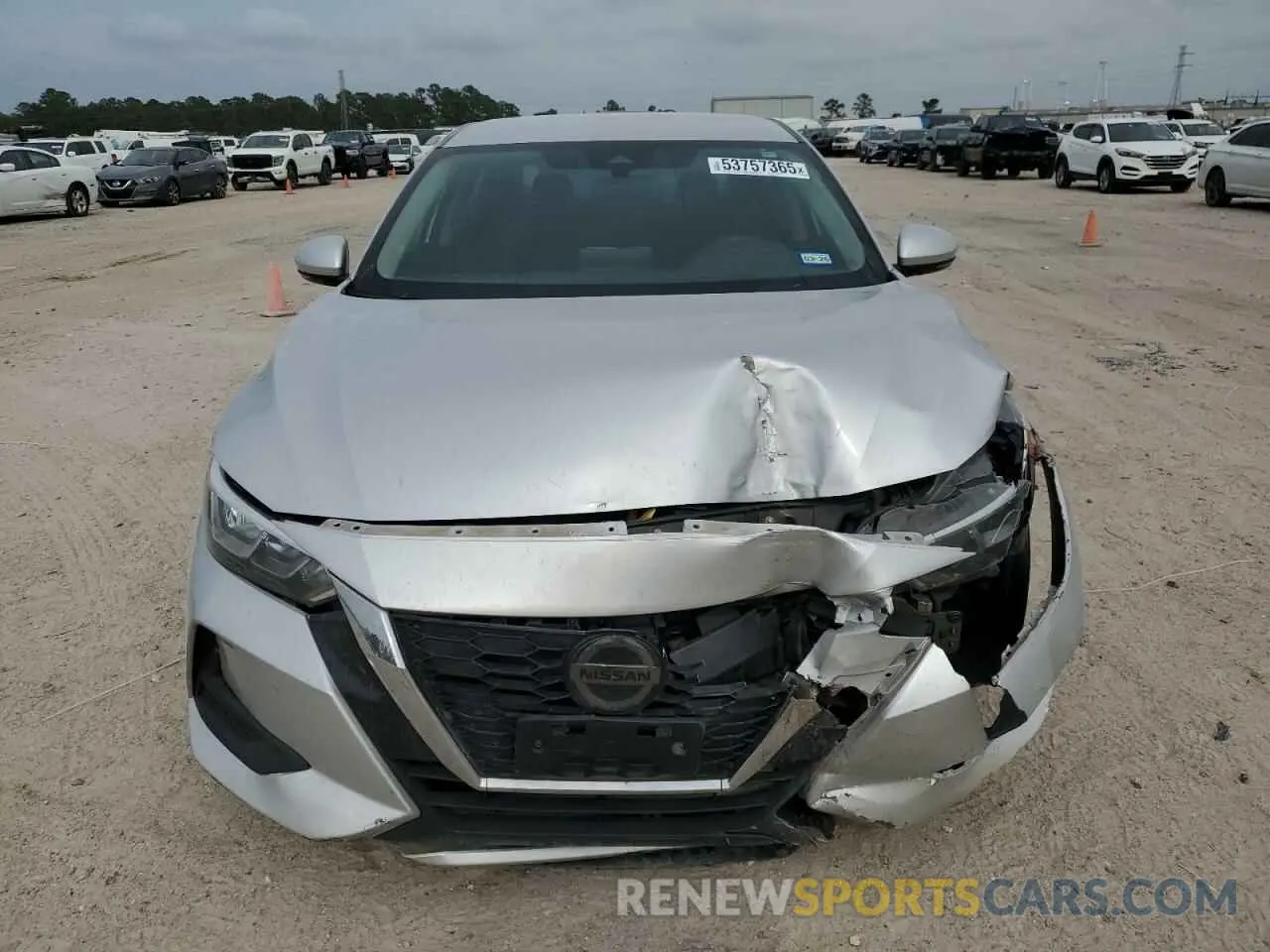 5 fotografías del automóvil dañado 3N1AB8CV4LY282922 NISSAN SENTRA 2020