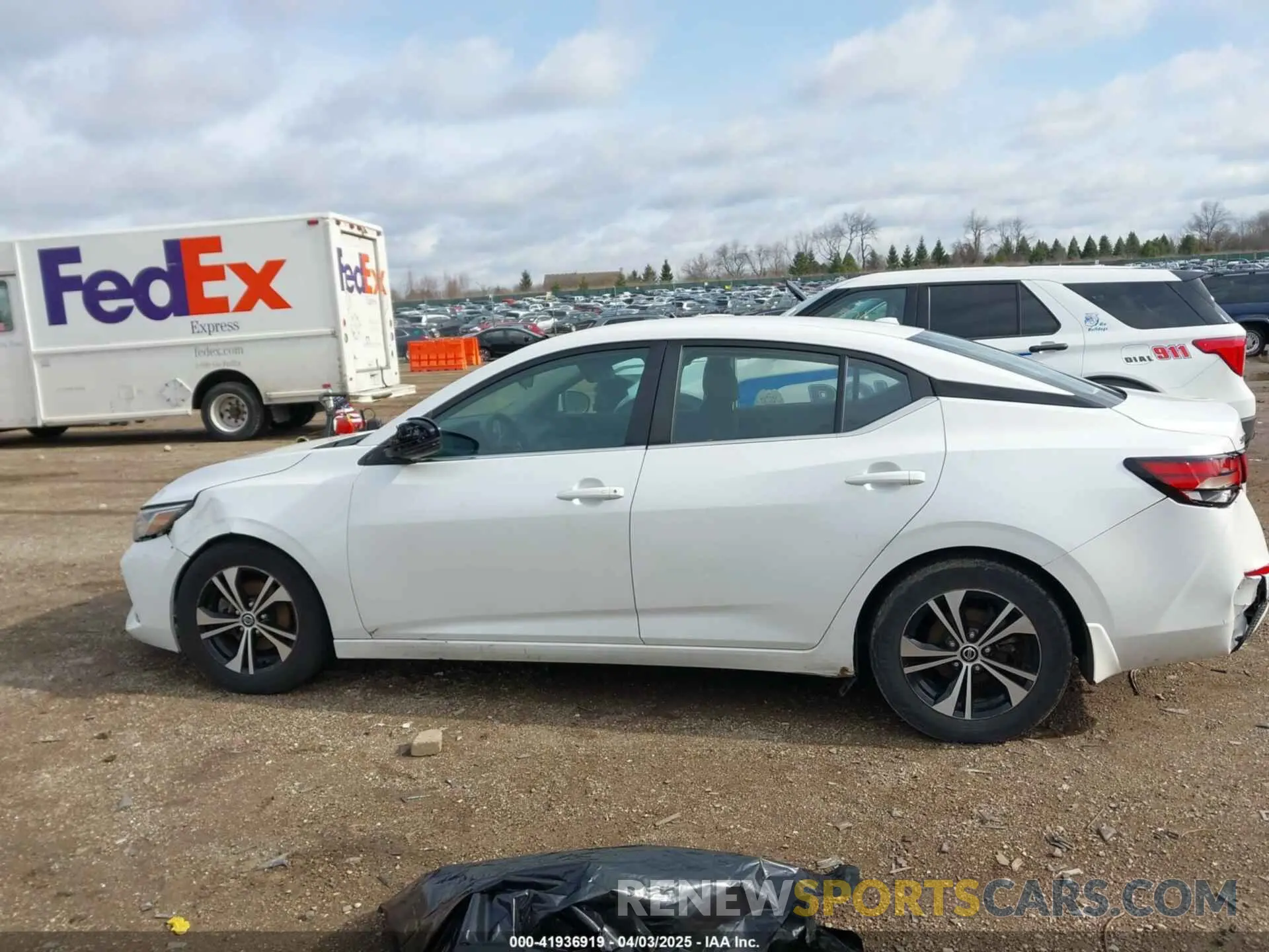 14 fotografías del automóvil dañado 3N1AB8CV4LY283729 NISSAN SENTRA 2020