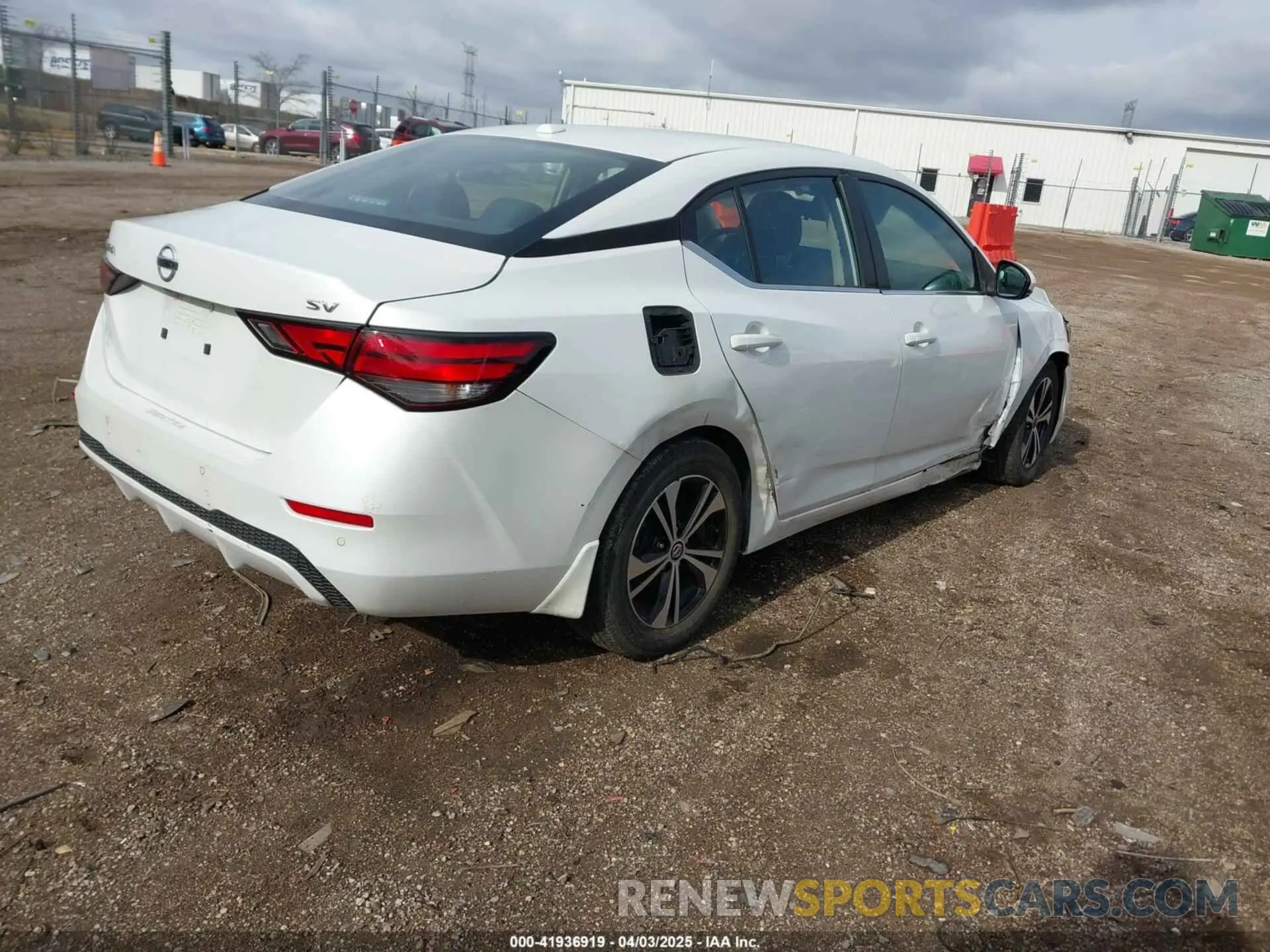 4 fotografías del automóvil dañado 3N1AB8CV4LY283729 NISSAN SENTRA 2020
