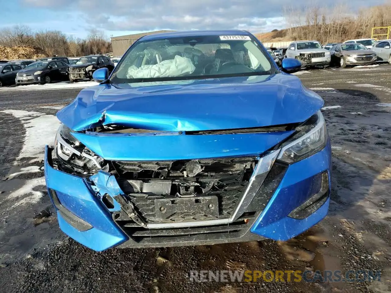 5 fotografías del automóvil dañado 3N1AB8CV4LY288459 NISSAN SENTRA 2020