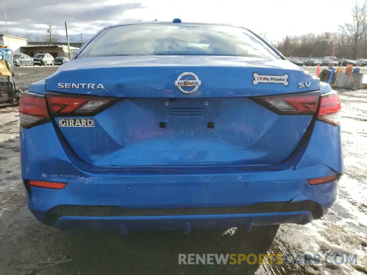 6 fotografías del automóvil dañado 3N1AB8CV4LY288459 NISSAN SENTRA 2020