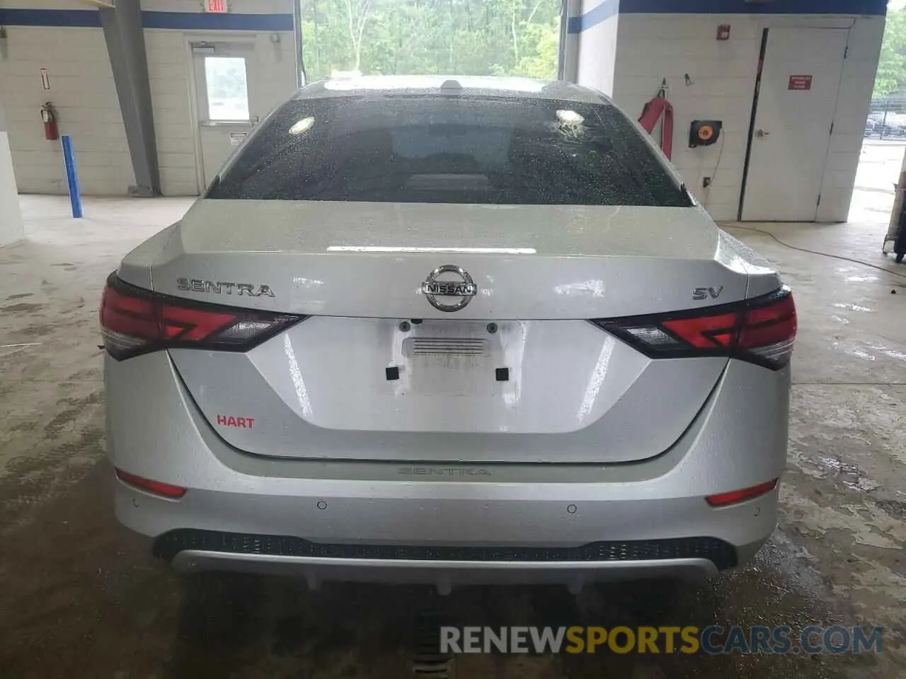 6 fotografías del automóvil dañado 3N1AB8CV4LY292558 NISSAN SENTRA 2020