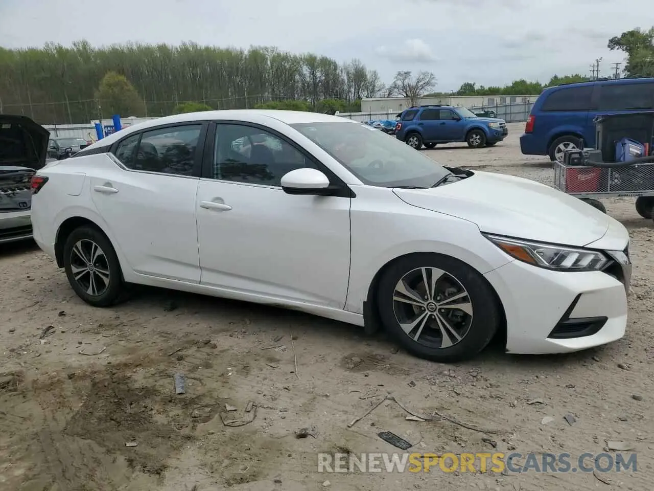 4 fotografías del automóvil dañado 3N1AB8CV4LY292611 NISSAN SENTRA 2020