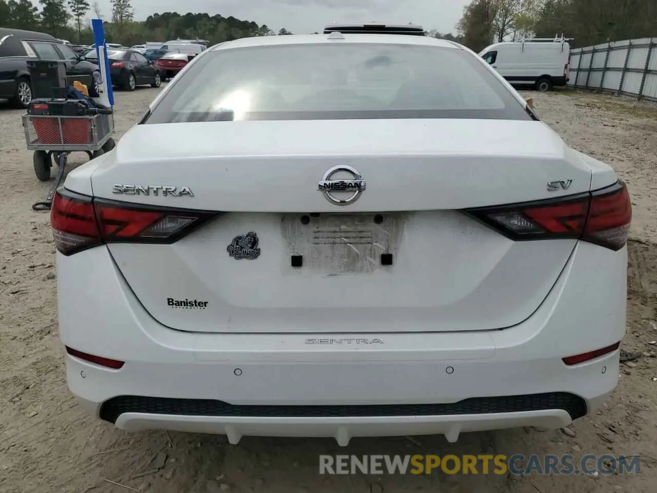 6 fotografías del automóvil dañado 3N1AB8CV4LY292611 NISSAN SENTRA 2020