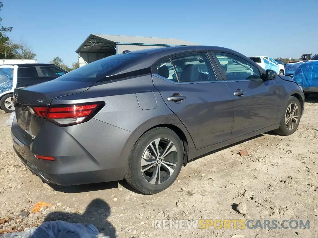 3 fotografías del automóvil dañado 3N1AB8CV4LY297744 NISSAN SENTRA 2020