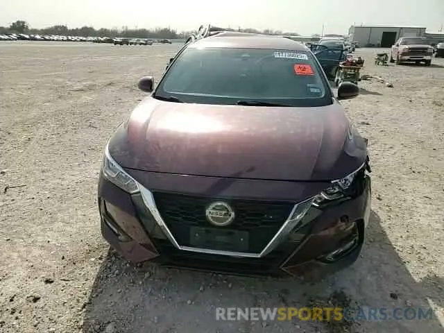 10 fotografías del automóvil dañado 3N1AB8CV4LY306331 NISSAN SENTRA 2020