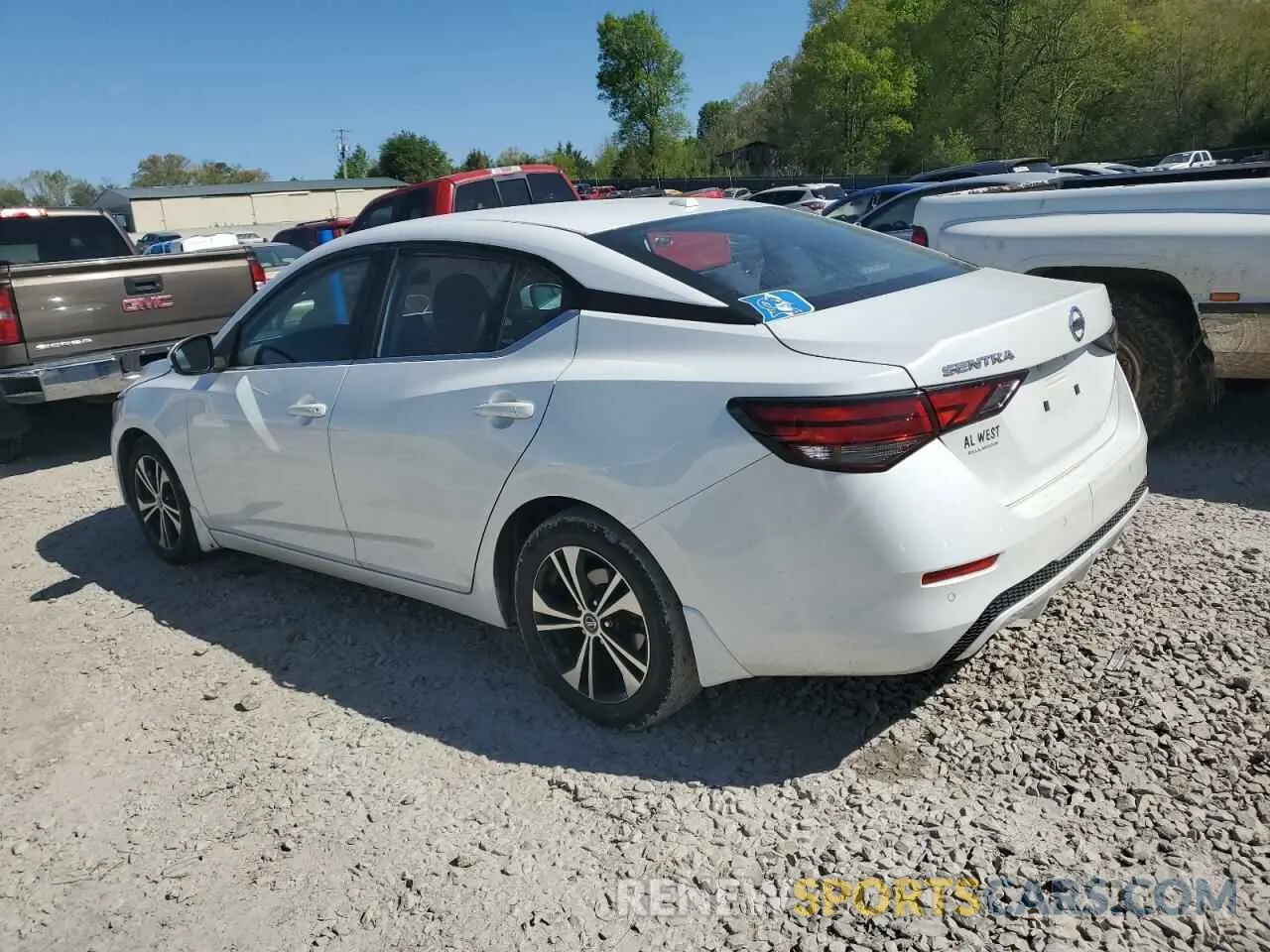 2 fotografías del automóvil dañado 3N1AB8CV5LY219411 NISSAN SENTRA 2020