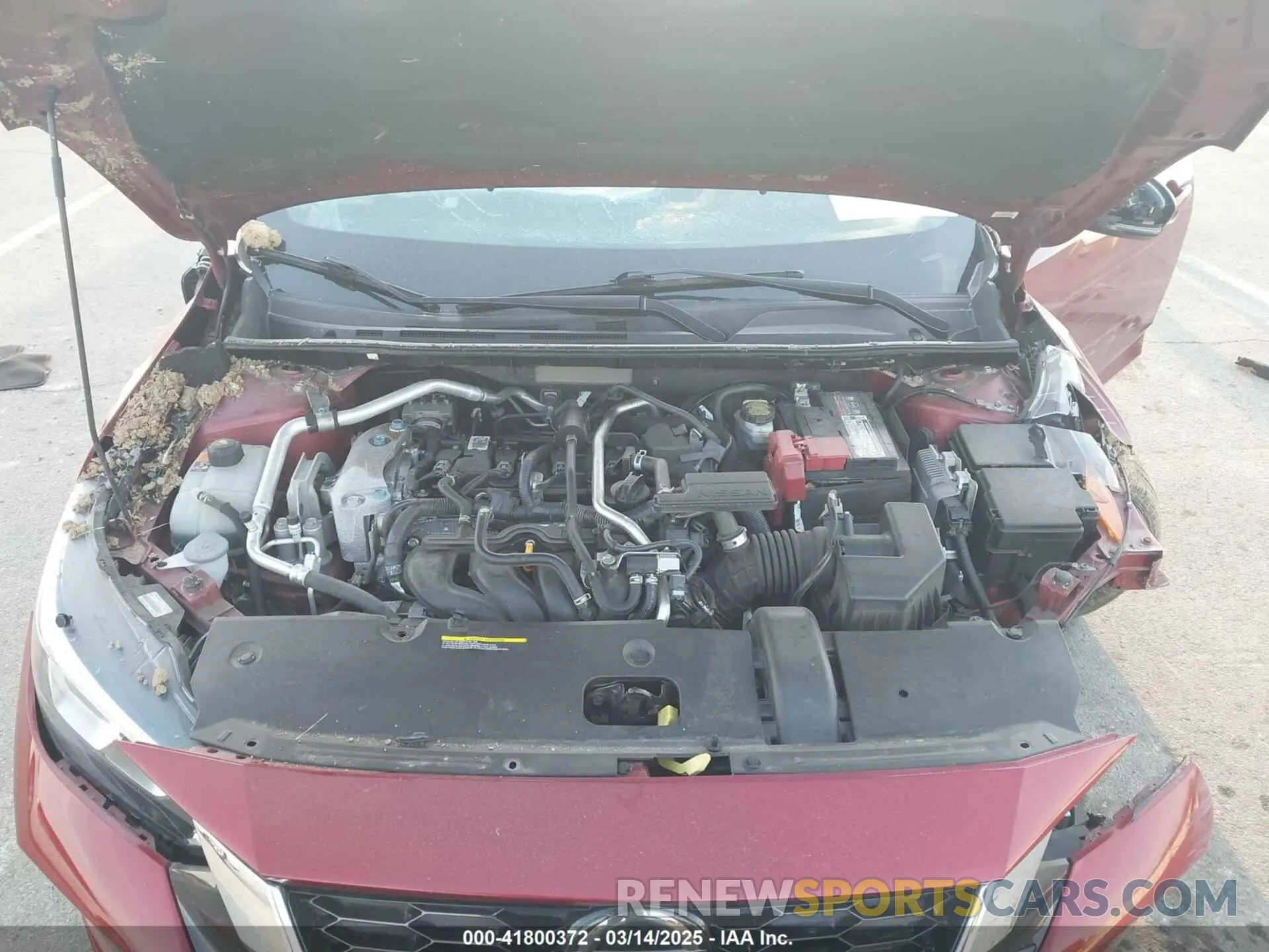 10 fotografías del automóvil dañado 3N1AB8CV5LY228884 NISSAN SENTRA 2020