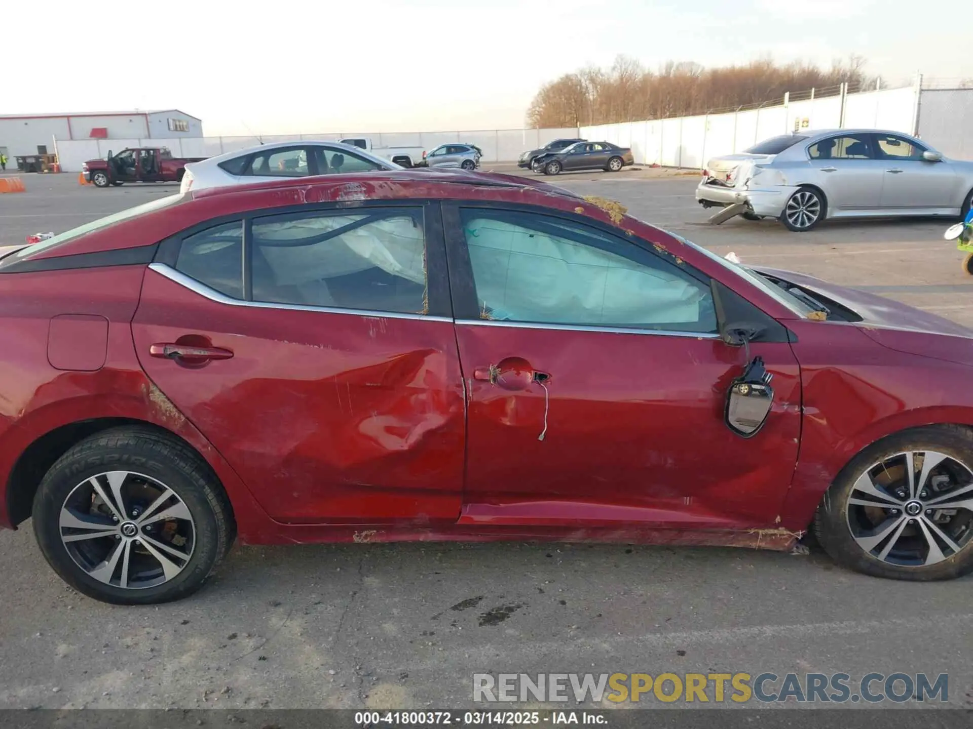 13 fotografías del automóvil dañado 3N1AB8CV5LY228884 NISSAN SENTRA 2020
