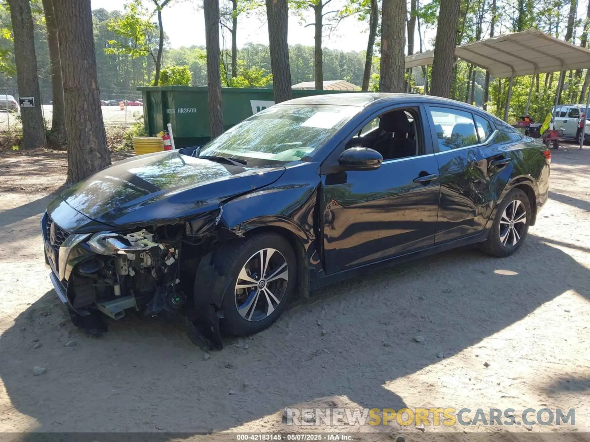 2 fotografías del automóvil dañado 3N1AB8CV5LY233194 NISSAN SENTRA 2020