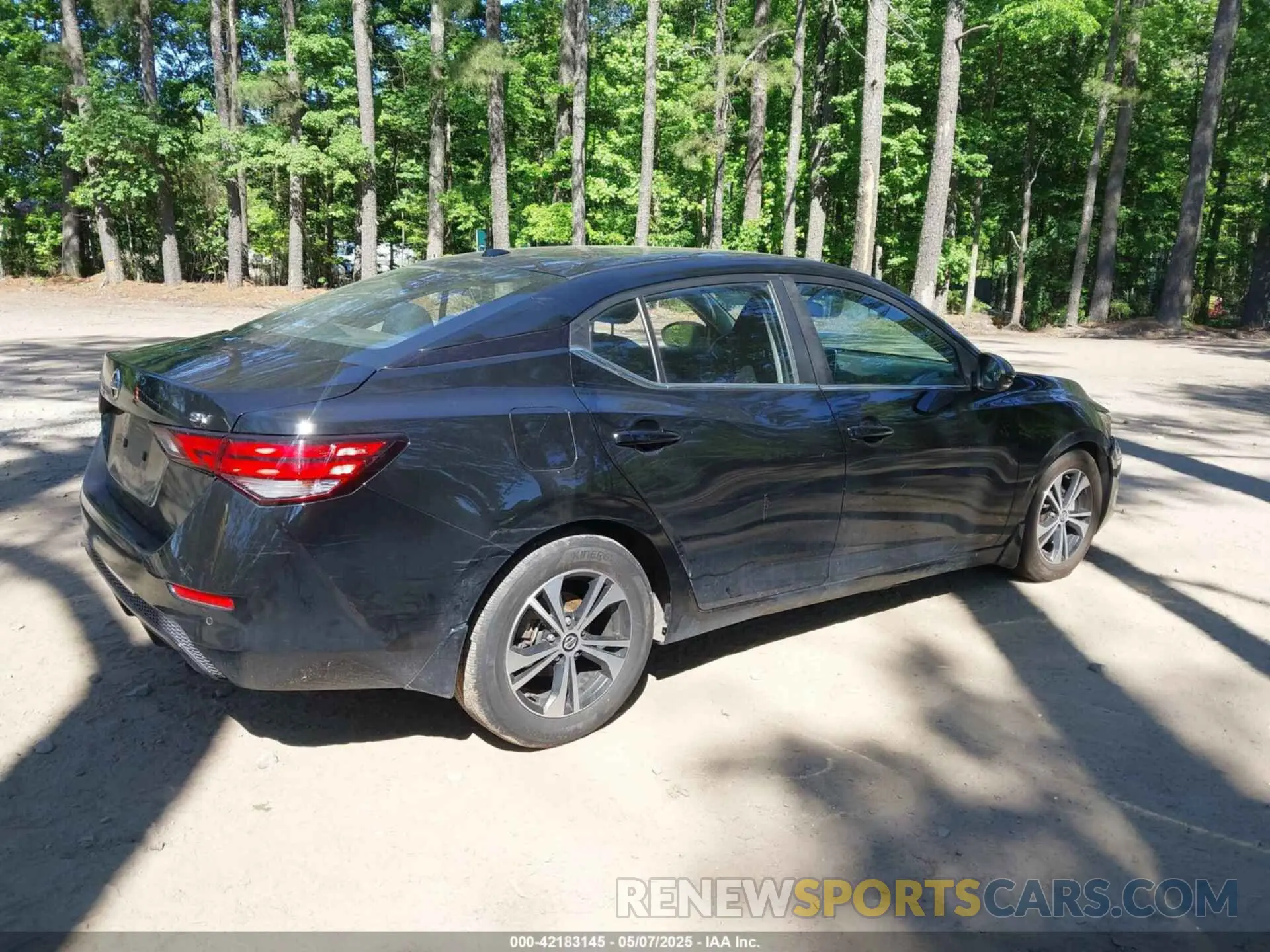 4 fotografías del automóvil dañado 3N1AB8CV5LY233194 NISSAN SENTRA 2020