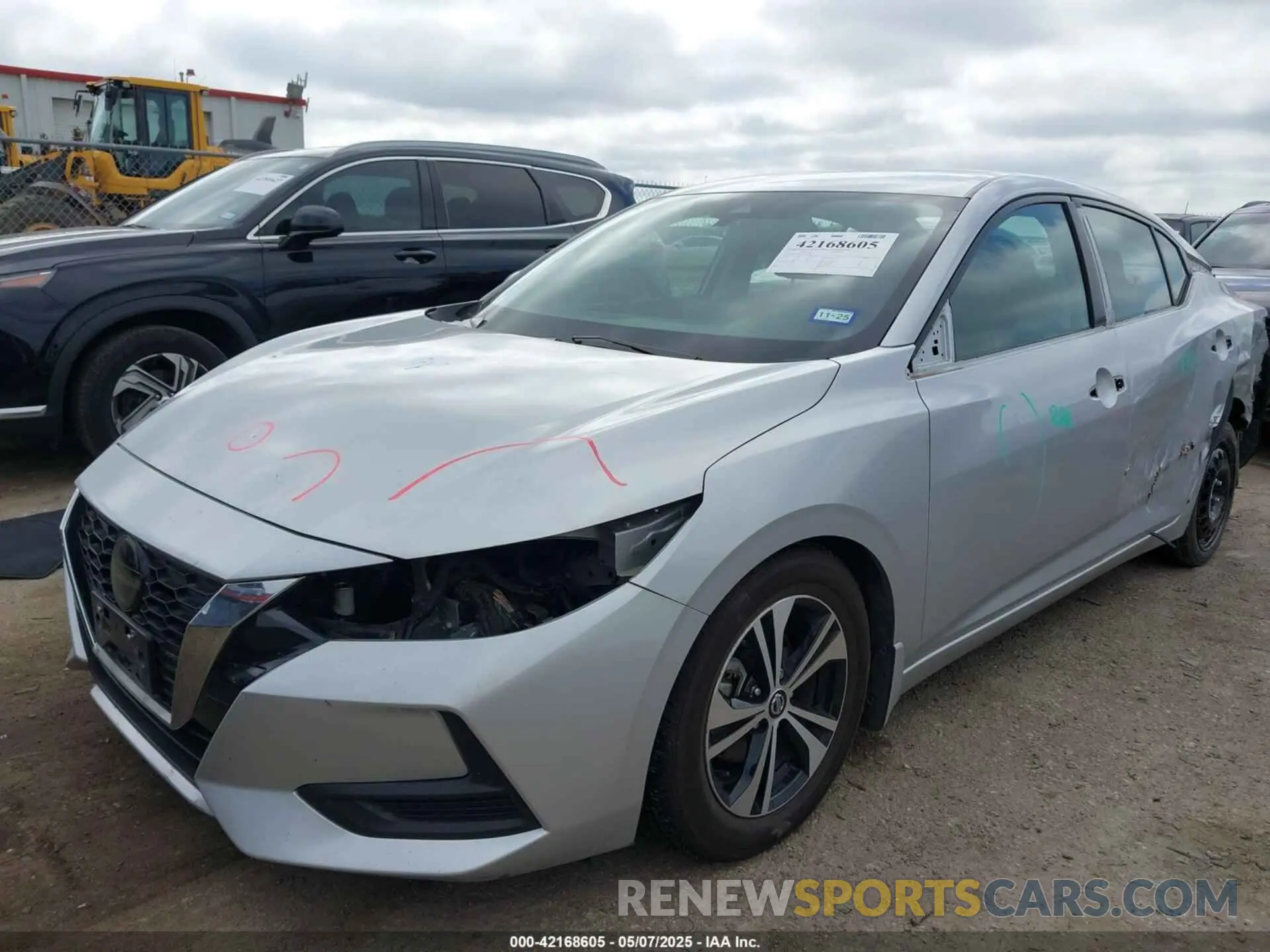 2 fotografías del automóvil dañado 3N1AB8CV5LY247189 NISSAN SENTRA 2020
