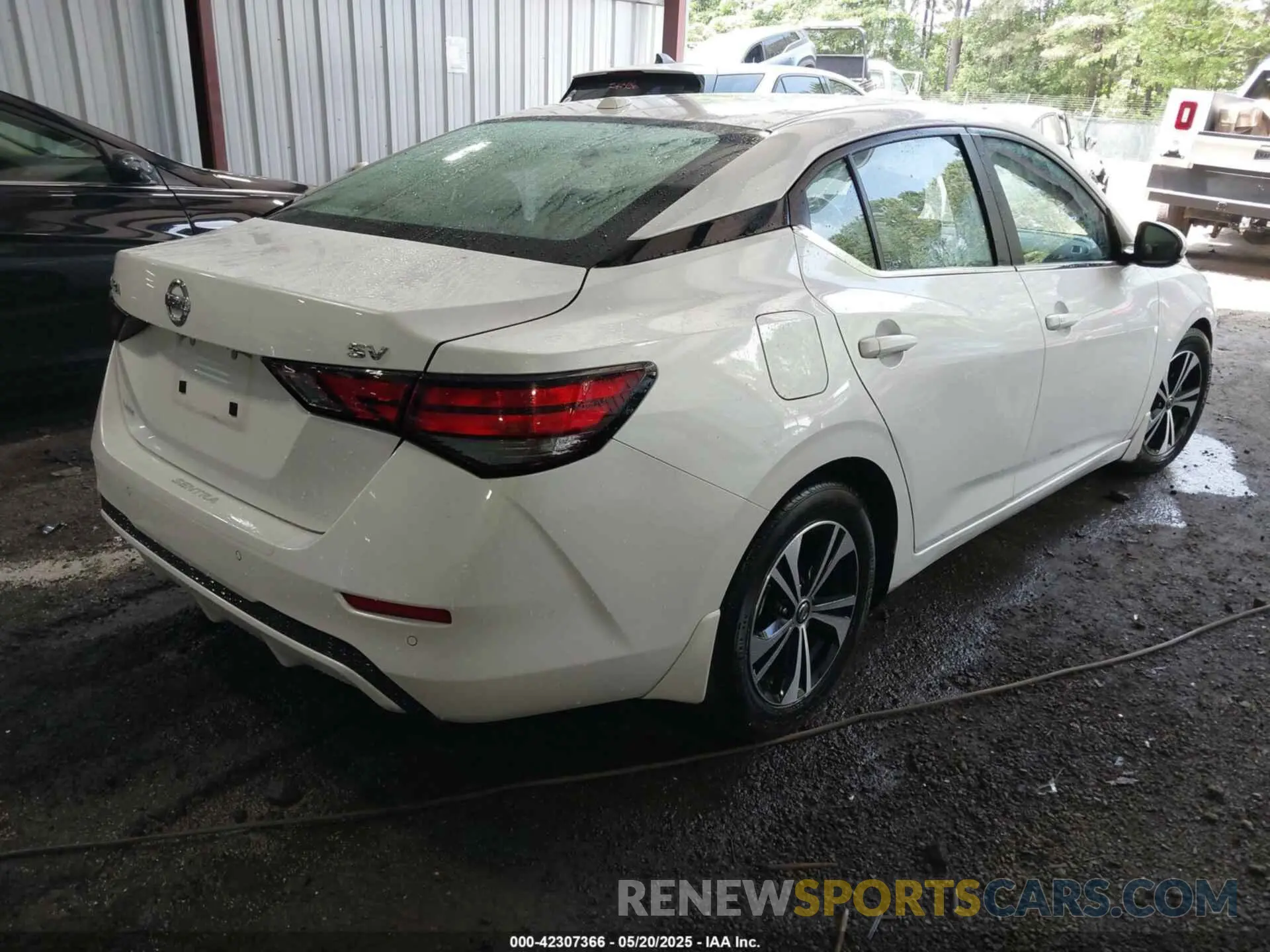 4 fotografías del automóvil dañado 3N1AB8CV5LY267359 NISSAN SENTRA 2020