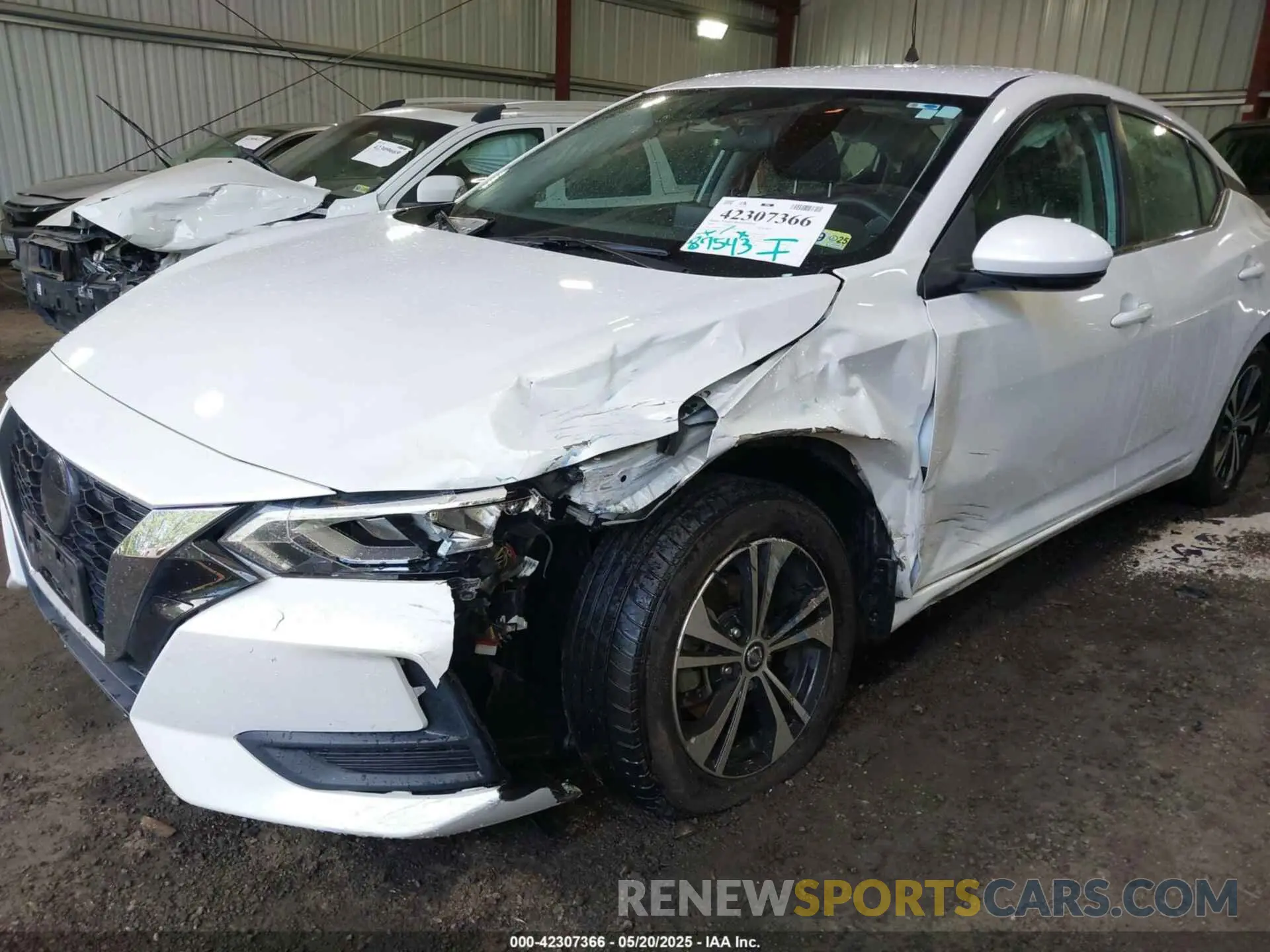 6 fotografías del automóvil dañado 3N1AB8CV5LY267359 NISSAN SENTRA 2020