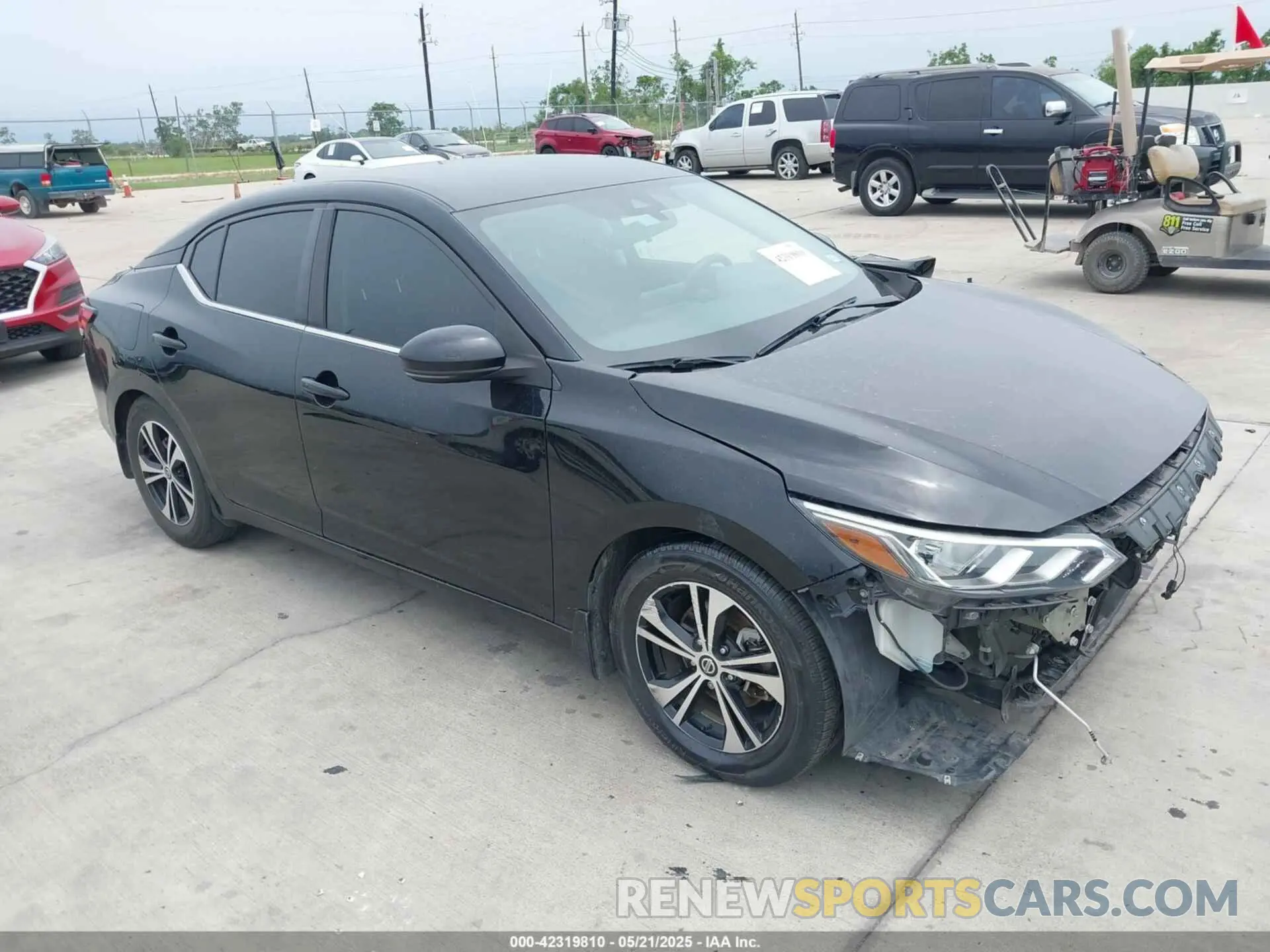 1 fotografías del automóvil dañado 3N1AB8CV5LY271394 NISSAN SENTRA 2020