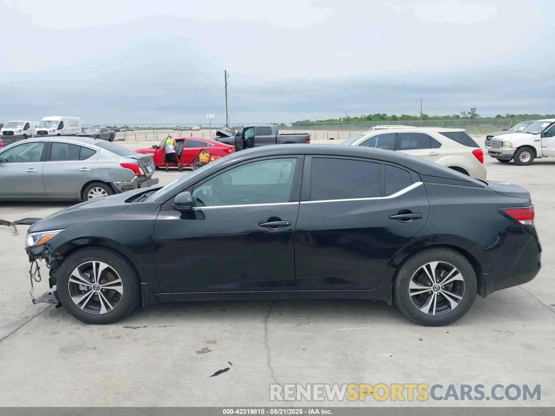 15 fotografías del automóvil dañado 3N1AB8CV5LY271394 NISSAN SENTRA 2020