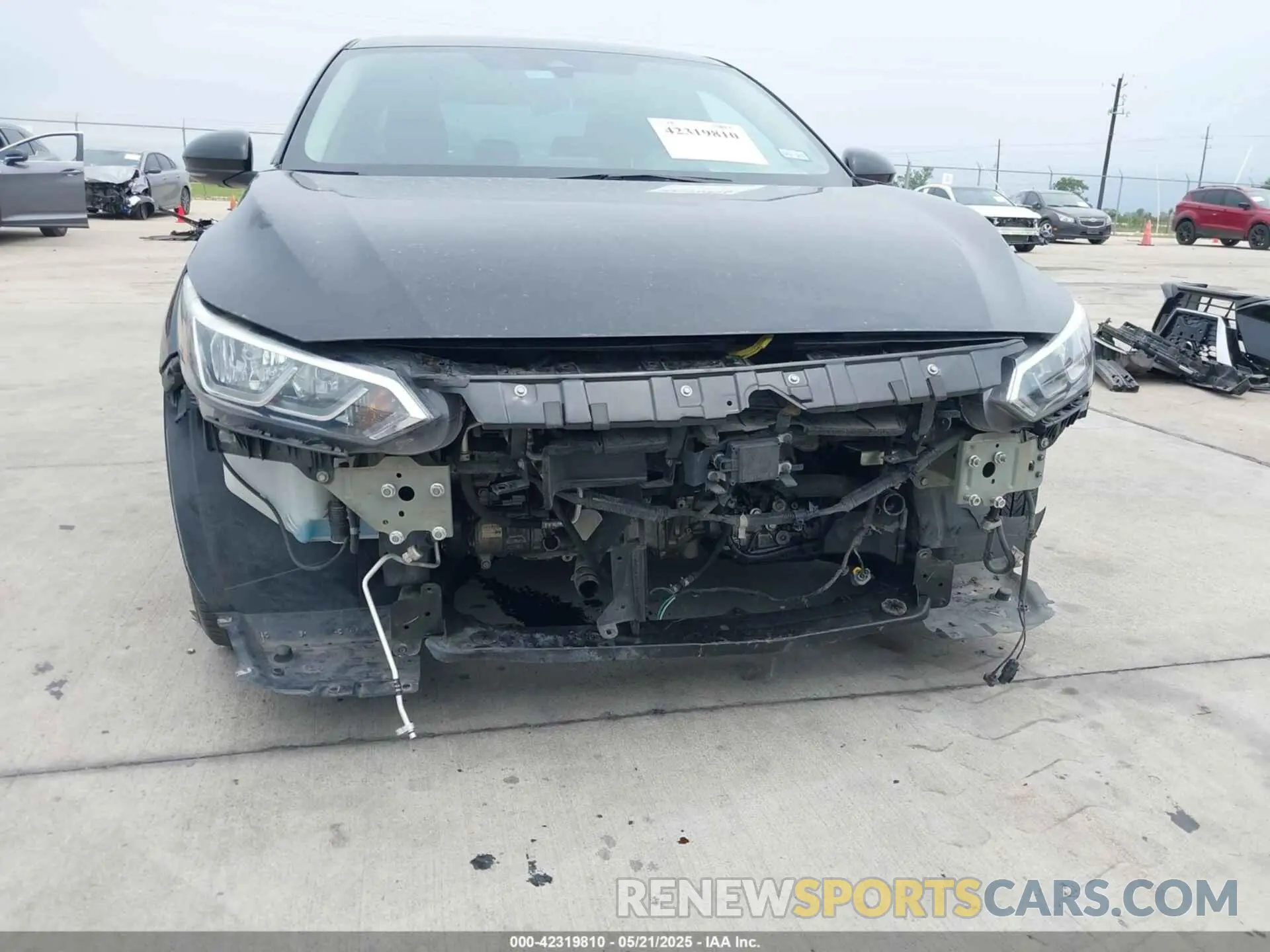 6 fotografías del automóvil dañado 3N1AB8CV5LY271394 NISSAN SENTRA 2020