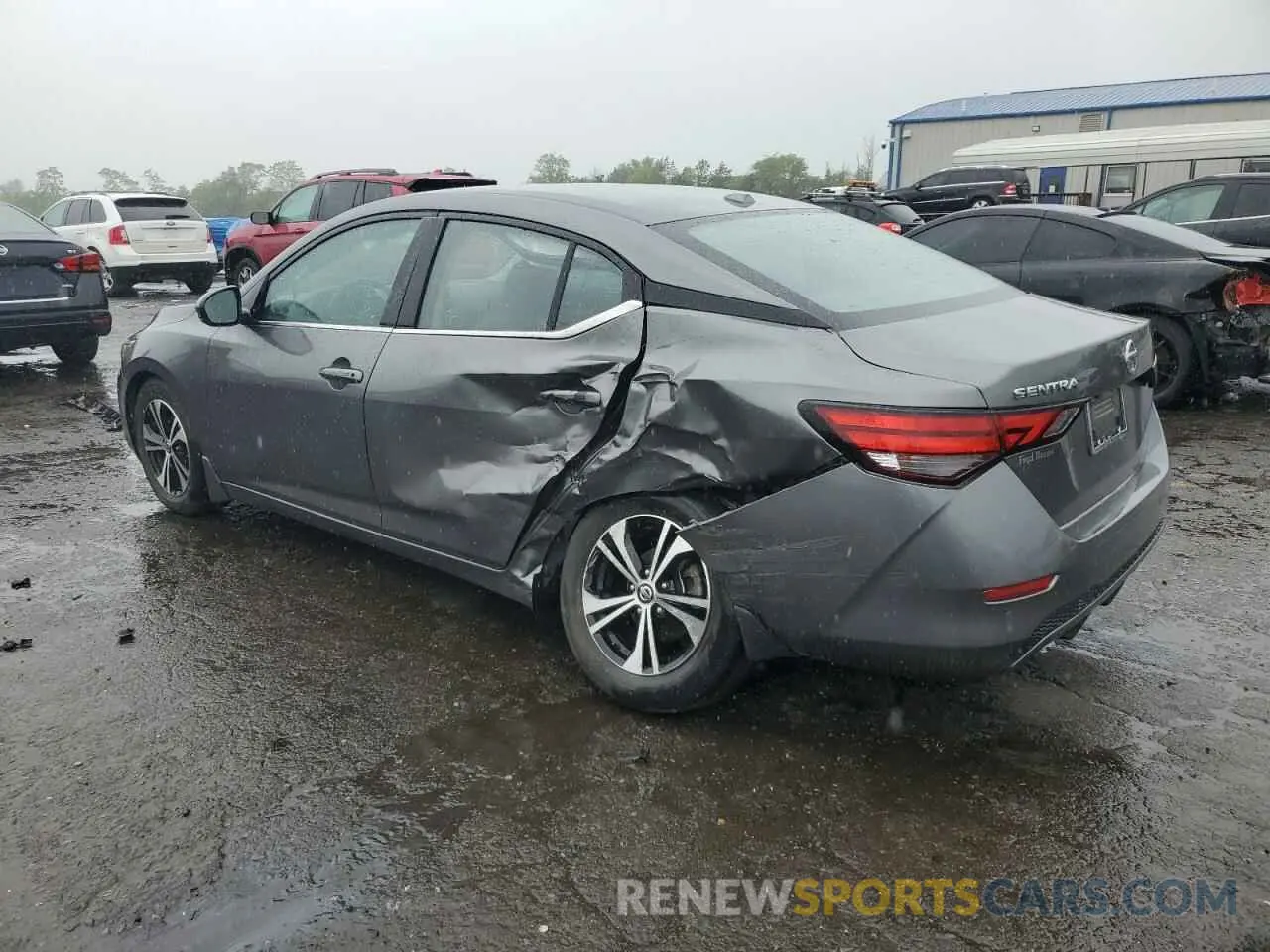 2 fotografías del automóvil dañado 3N1AB8CV5LY287028 NISSAN SENTRA 2020