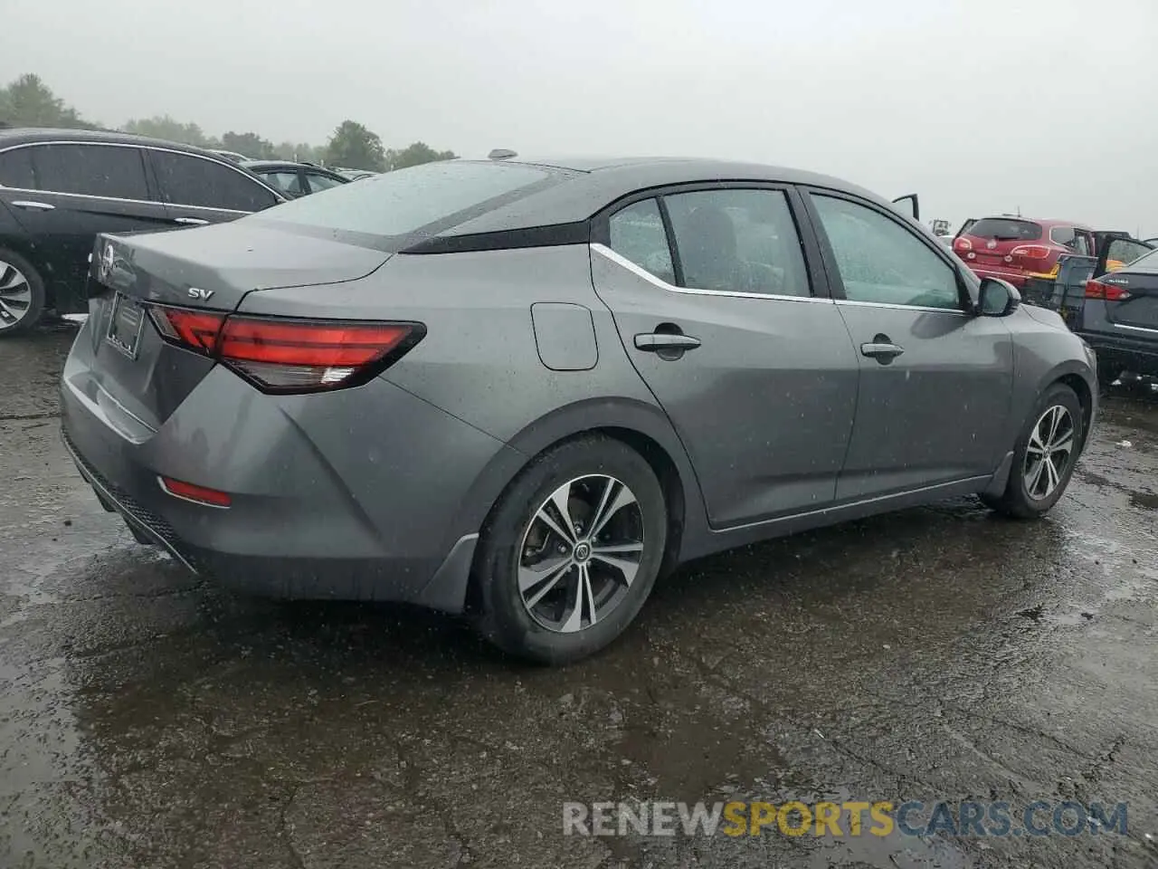 3 fotografías del automóvil dañado 3N1AB8CV5LY287028 NISSAN SENTRA 2020