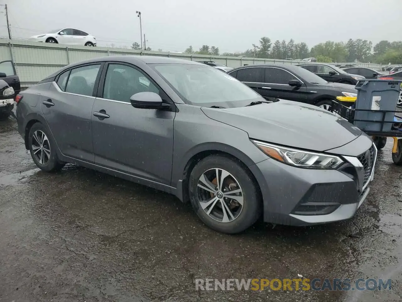 4 fotografías del automóvil dañado 3N1AB8CV5LY287028 NISSAN SENTRA 2020
