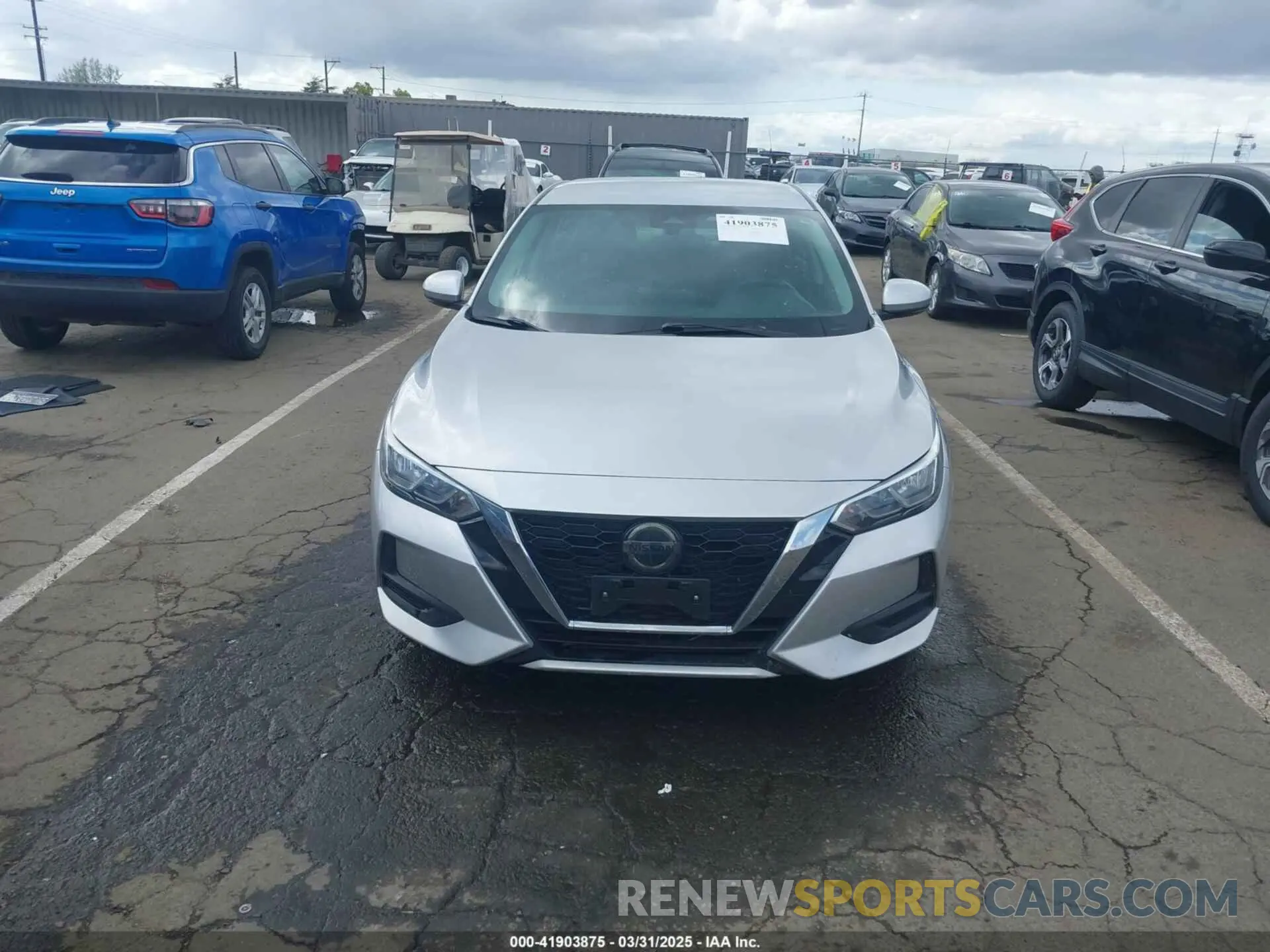 12 fotografías del automóvil dañado 3N1AB8CV5LY288311 NISSAN SENTRA 2020