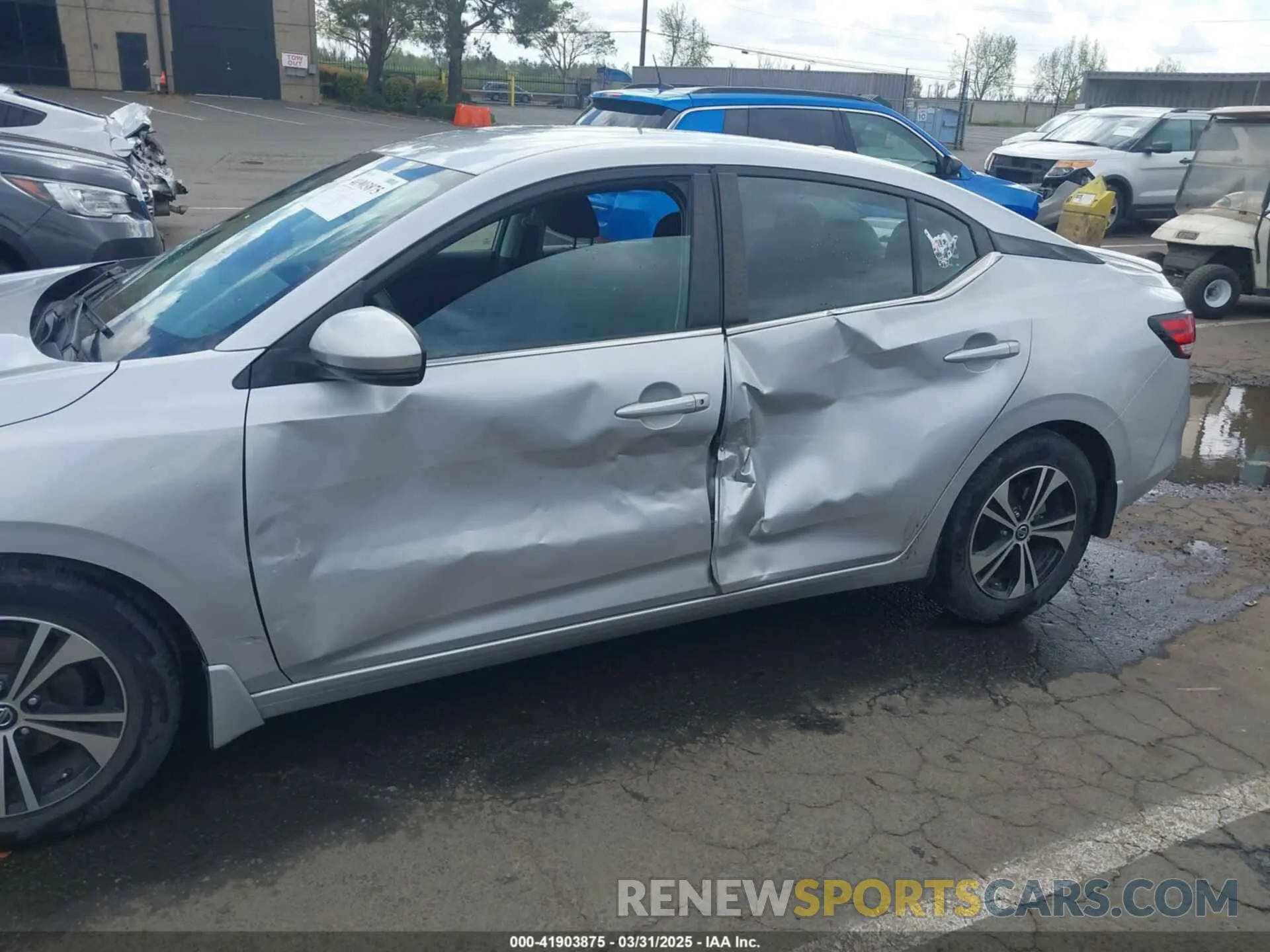 6 fotografías del automóvil dañado 3N1AB8CV5LY288311 NISSAN SENTRA 2020