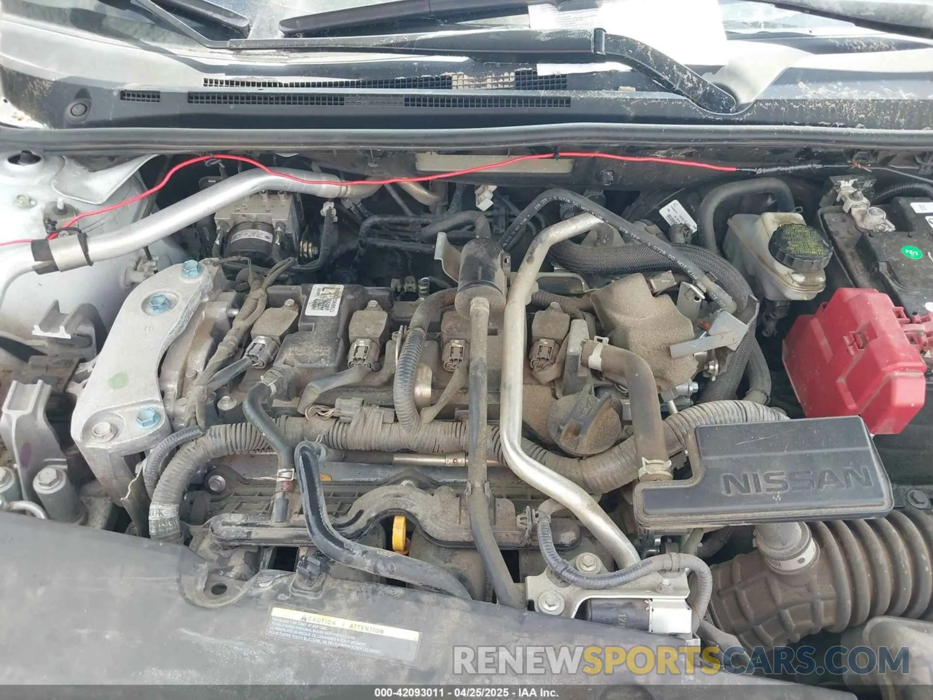 10 fotografías del automóvil dañado 3N1AB8CV5LY312543 NISSAN SENTRA 2020