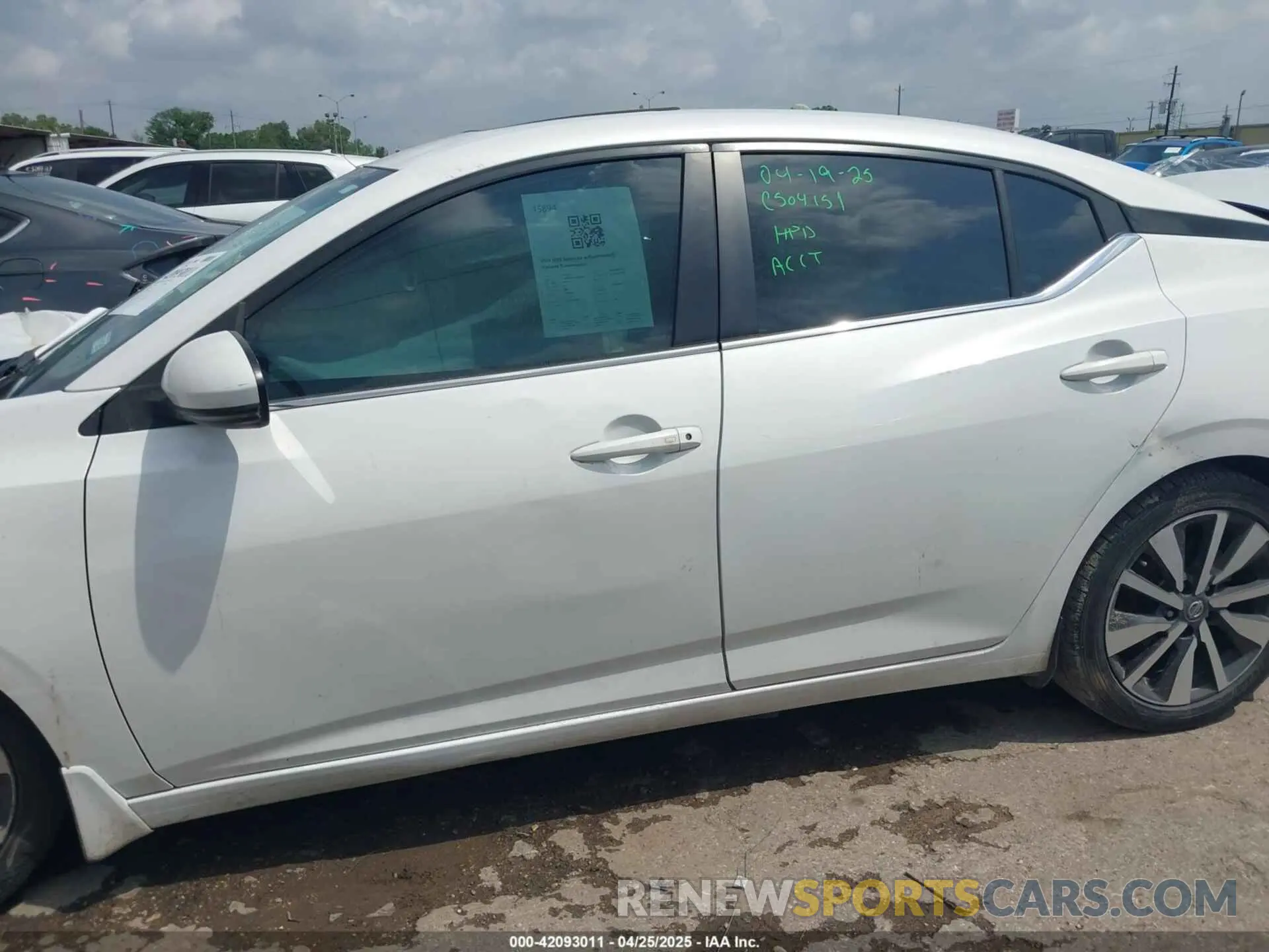 15 fotografías del automóvil dañado 3N1AB8CV5LY312543 NISSAN SENTRA 2020