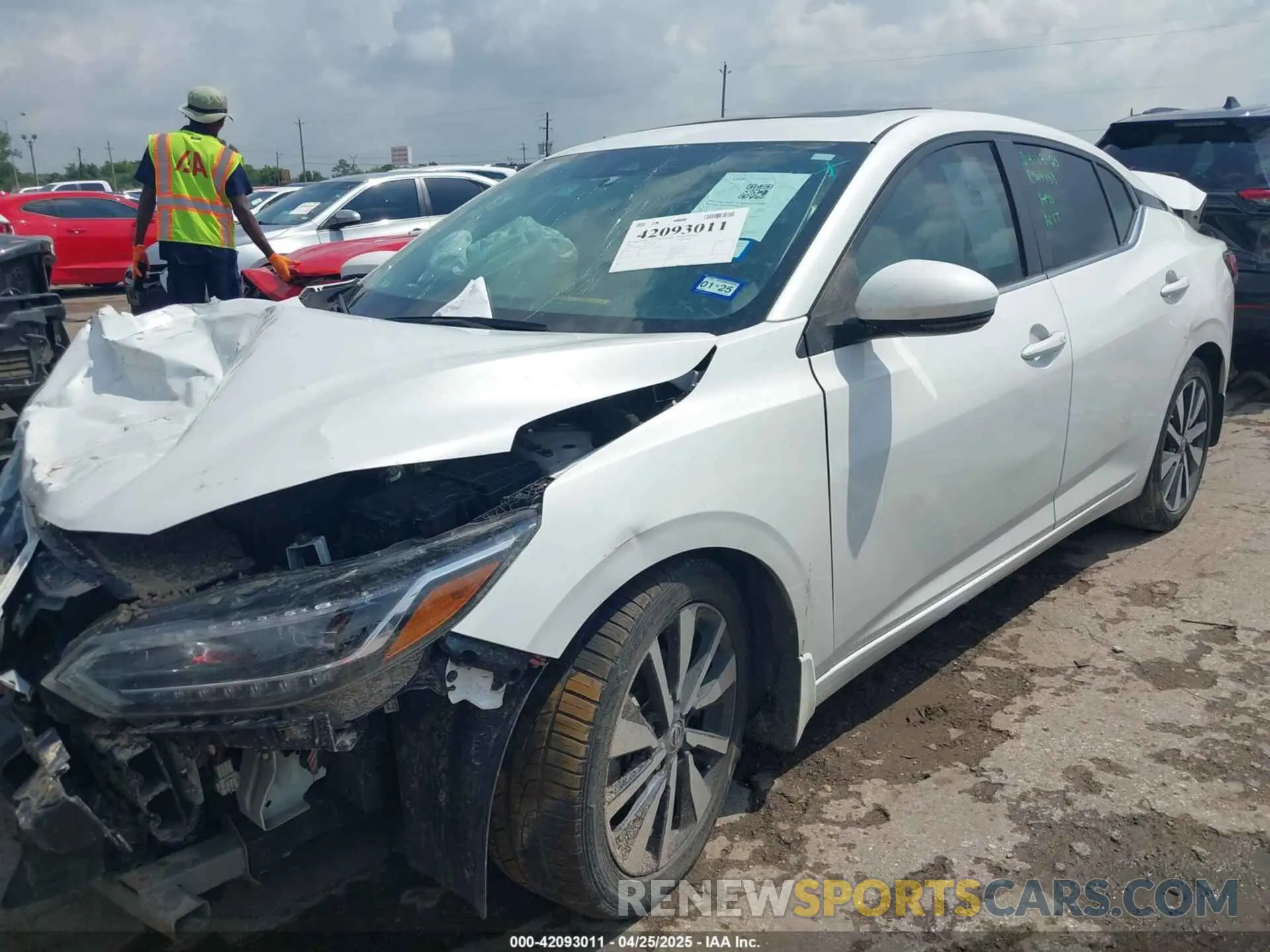 2 fotografías del automóvil dañado 3N1AB8CV5LY312543 NISSAN SENTRA 2020