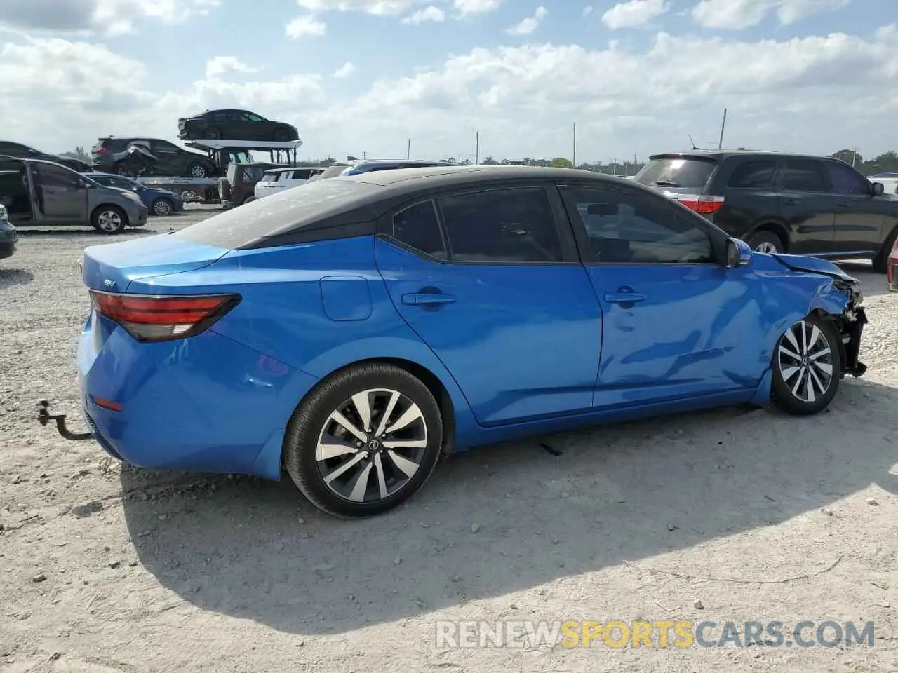 3 fotografías del automóvil dañado 3N1AB8CV6LY208675 NISSAN SENTRA 2020