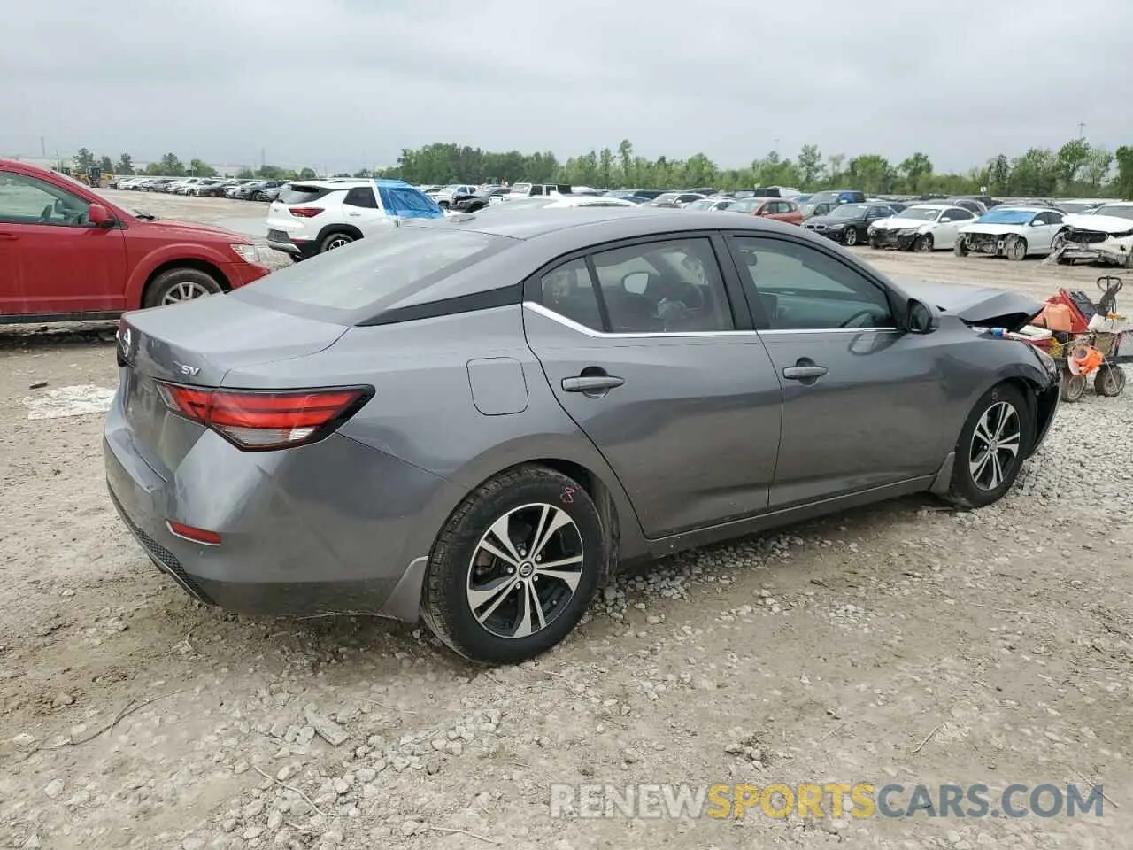 3 fotografías del automóvil dañado 3N1AB8CV6LY209082 NISSAN SENTRA 2020