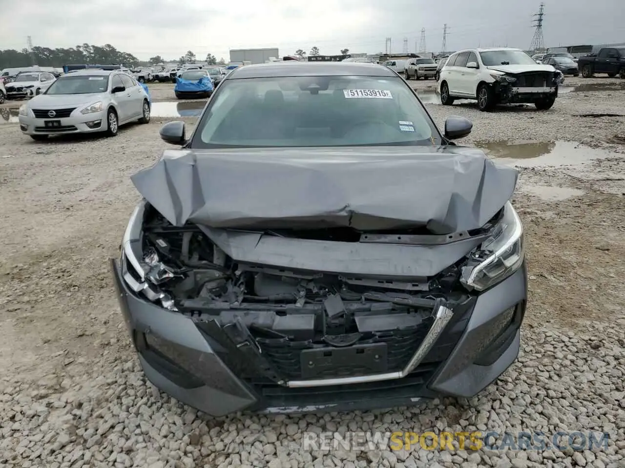5 fotografías del automóvil dañado 3N1AB8CV6LY209082 NISSAN SENTRA 2020