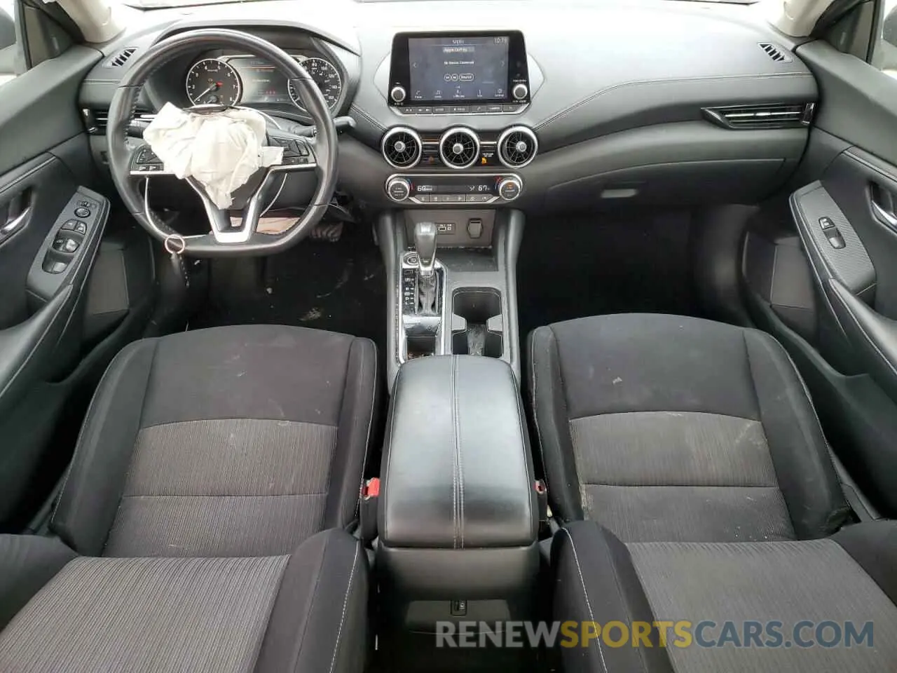 8 fotografías del automóvil dañado 3N1AB8CV6LY209082 NISSAN SENTRA 2020