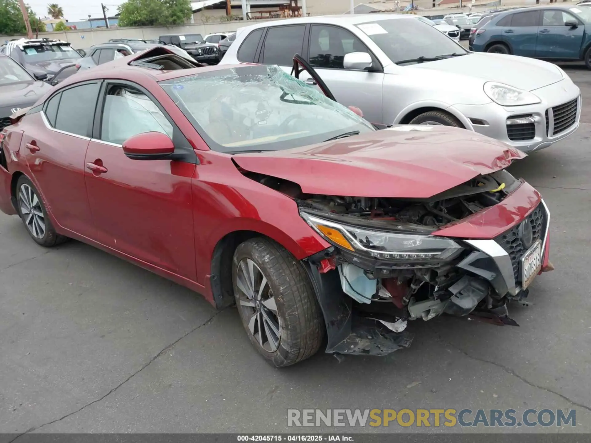 1 fotografías del automóvil dañado 3N1AB8CV6LY219529 NISSAN SENTRA 2020