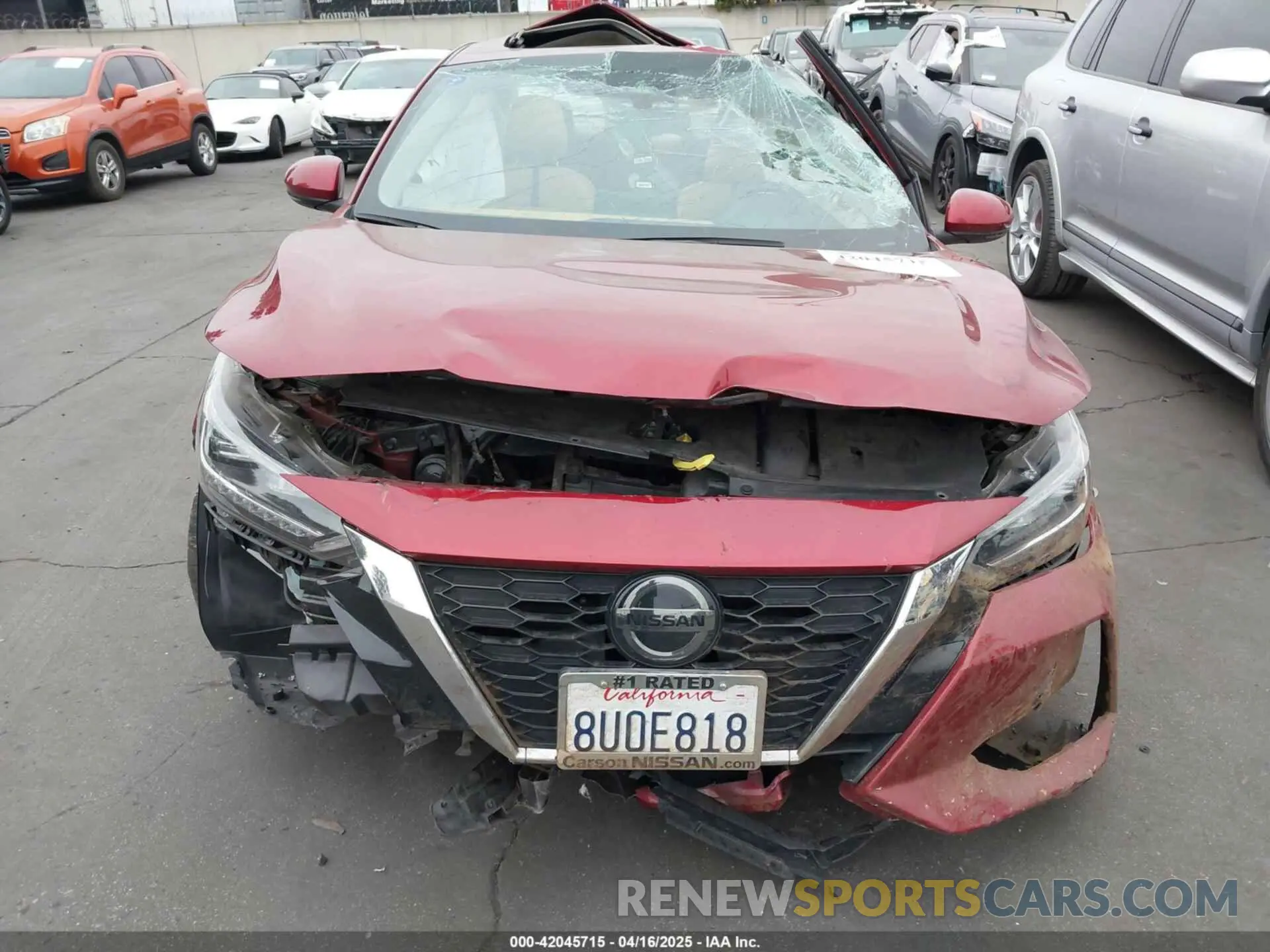 13 fotografías del automóvil dañado 3N1AB8CV6LY219529 NISSAN SENTRA 2020