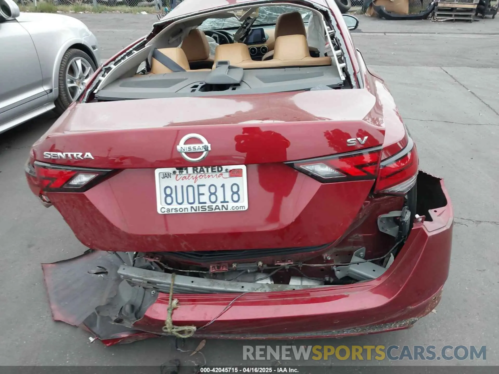 17 fotografías del automóvil dañado 3N1AB8CV6LY219529 NISSAN SENTRA 2020