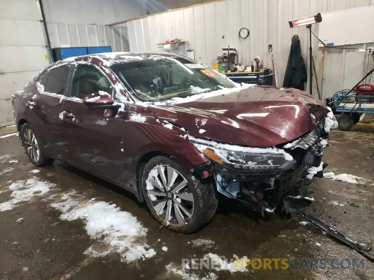 4 fotografías del automóvil dañado 3N1AB8CV6LY233530 NISSAN SENTRA 2020
