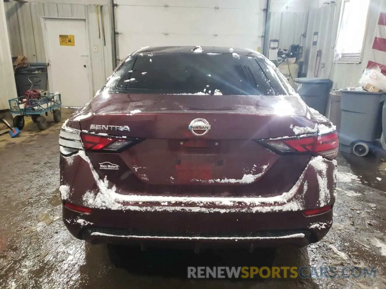 6 fotografías del automóvil dañado 3N1AB8CV6LY233530 NISSAN SENTRA 2020