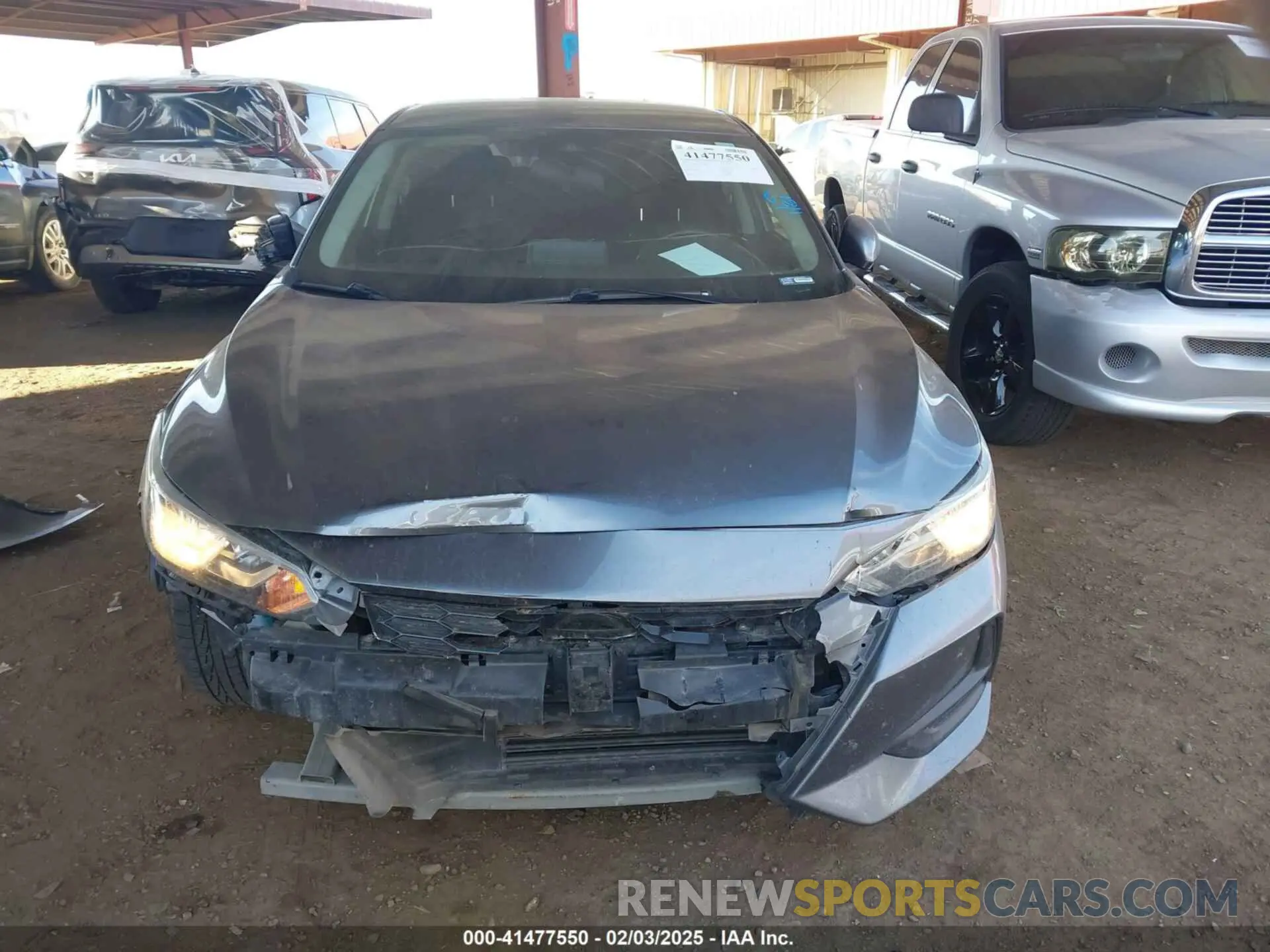 12 fotografías del automóvil dañado 3N1AB8CV6LY250859 NISSAN SENTRA 2020