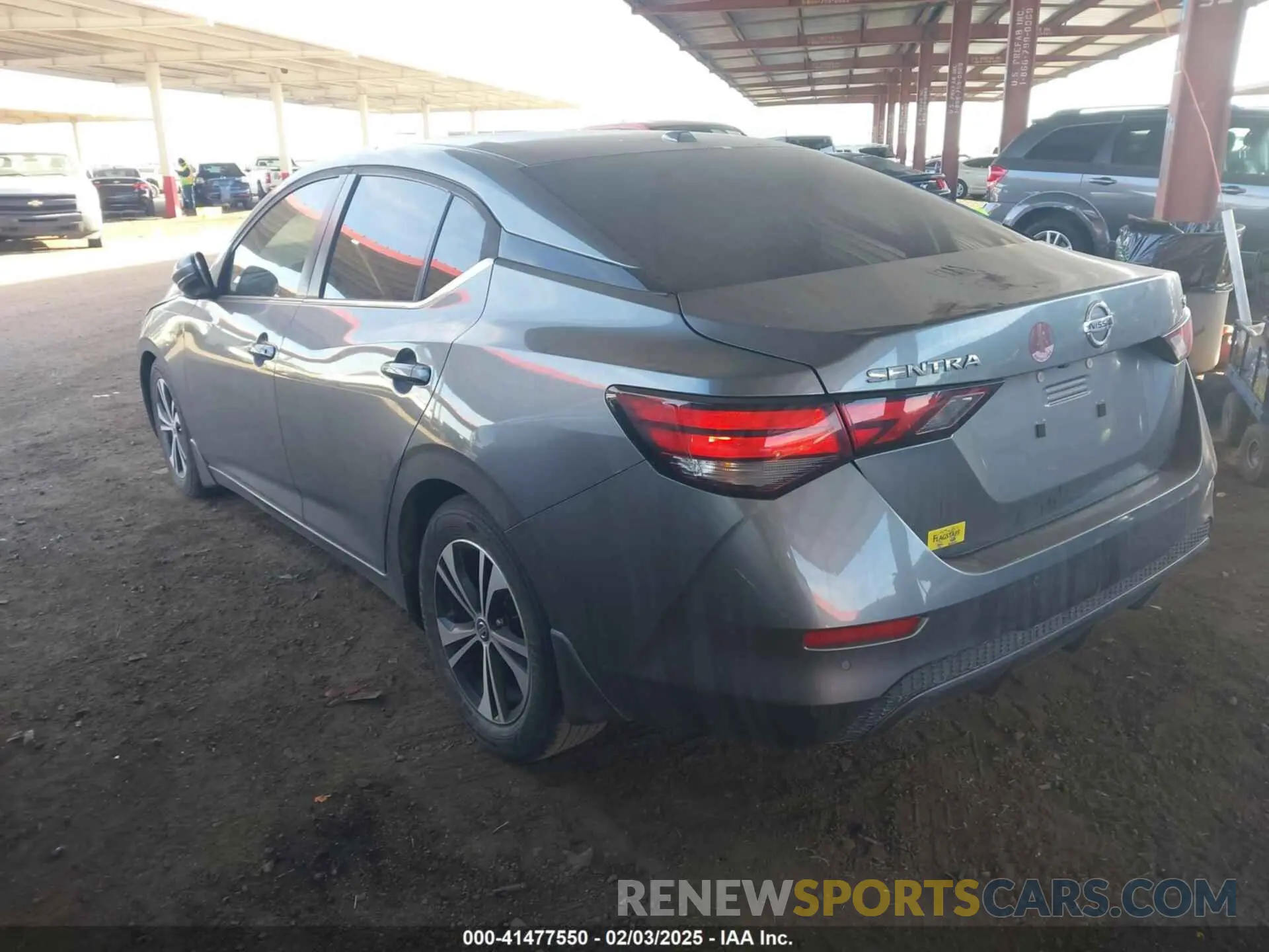 3 fotografías del automóvil dañado 3N1AB8CV6LY250859 NISSAN SENTRA 2020