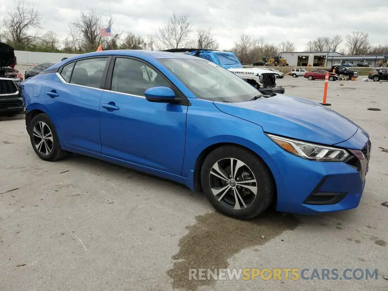 4 fotografías del automóvil dañado 3N1AB8CV6LY260551 NISSAN SENTRA 2020