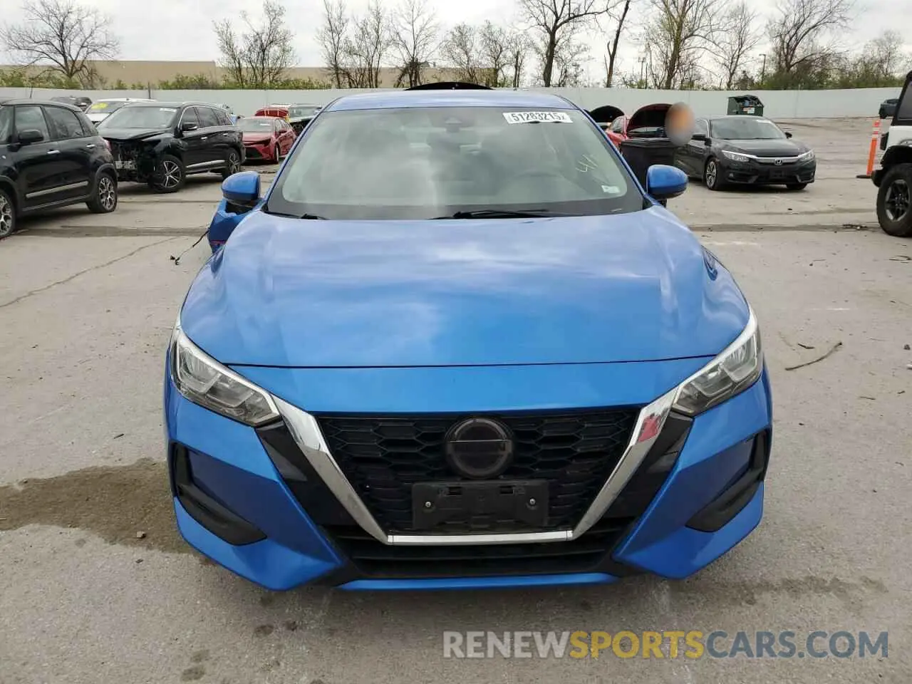 5 fotografías del automóvil dañado 3N1AB8CV6LY260551 NISSAN SENTRA 2020